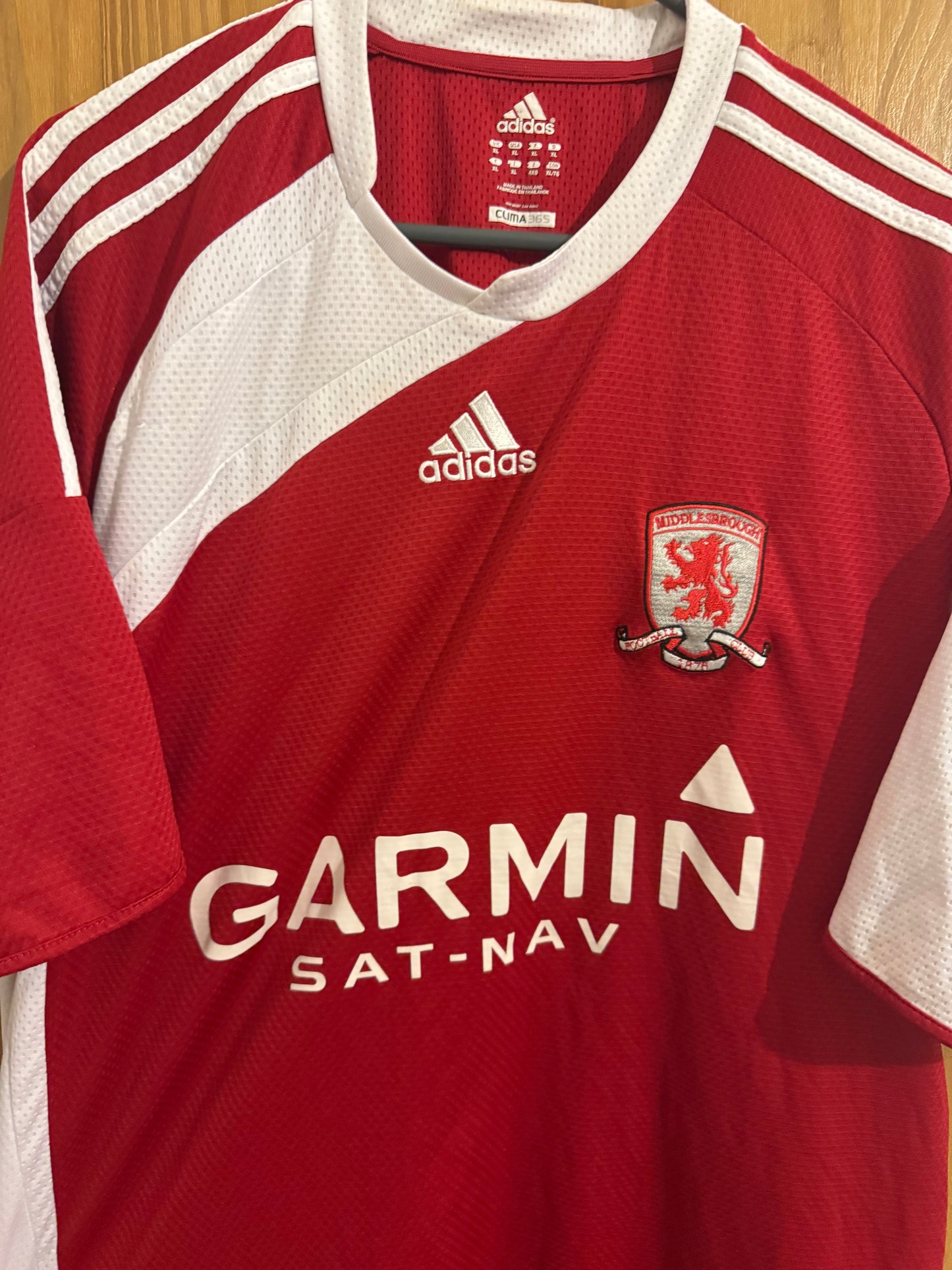 Middlesbrough FC Football Shirt - 2009 / 2010 - Home - XL