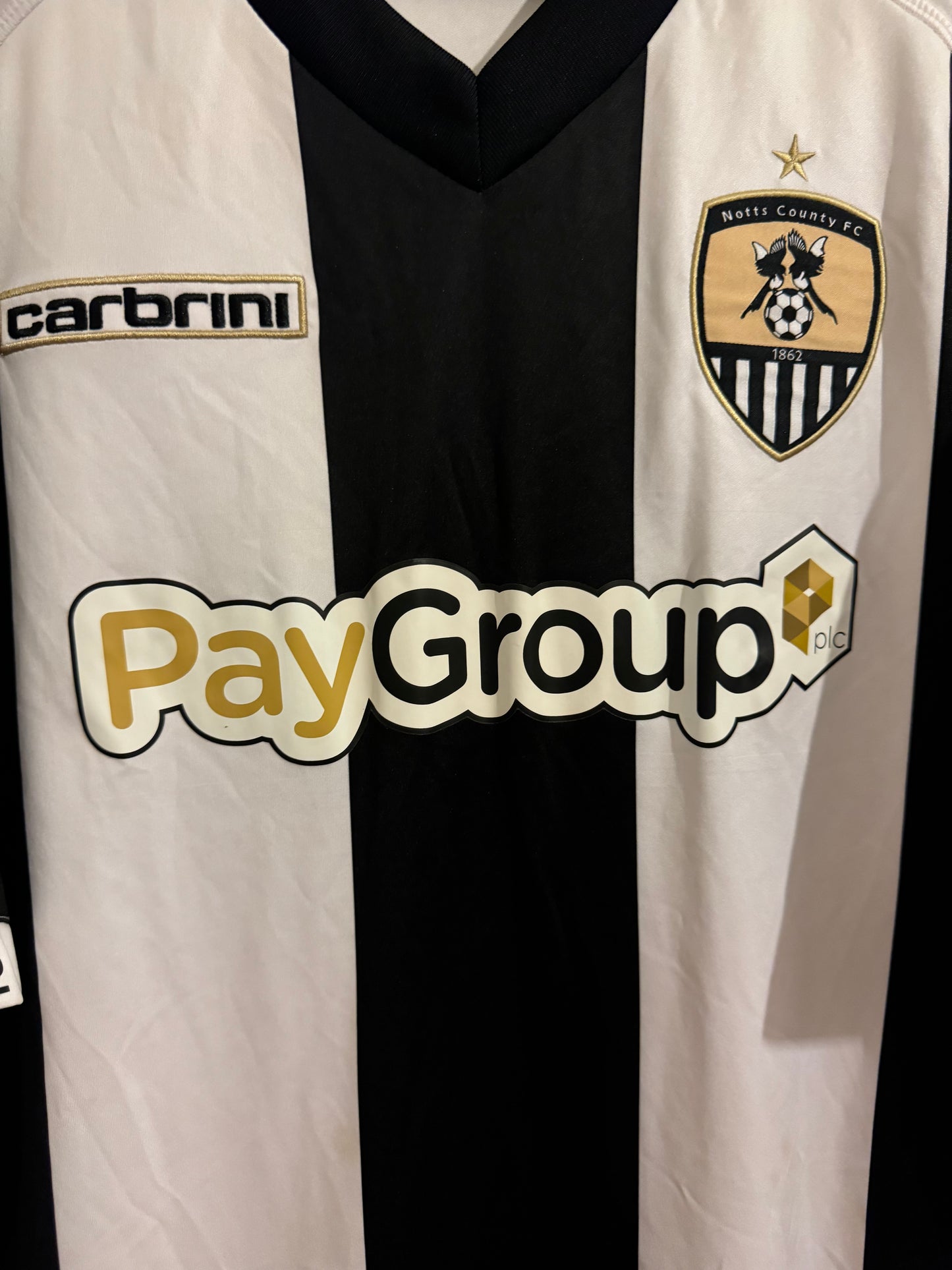 Notts County Football Shirt - 2014 / 2015 - Home - XL - Rare
