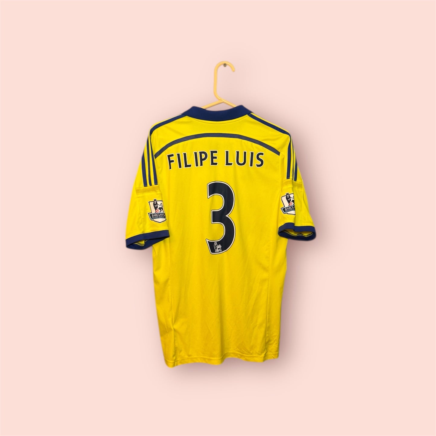 Chelsea Football Shirt - 2014 / 2015 - Away - Large - #3 Filipe Luis