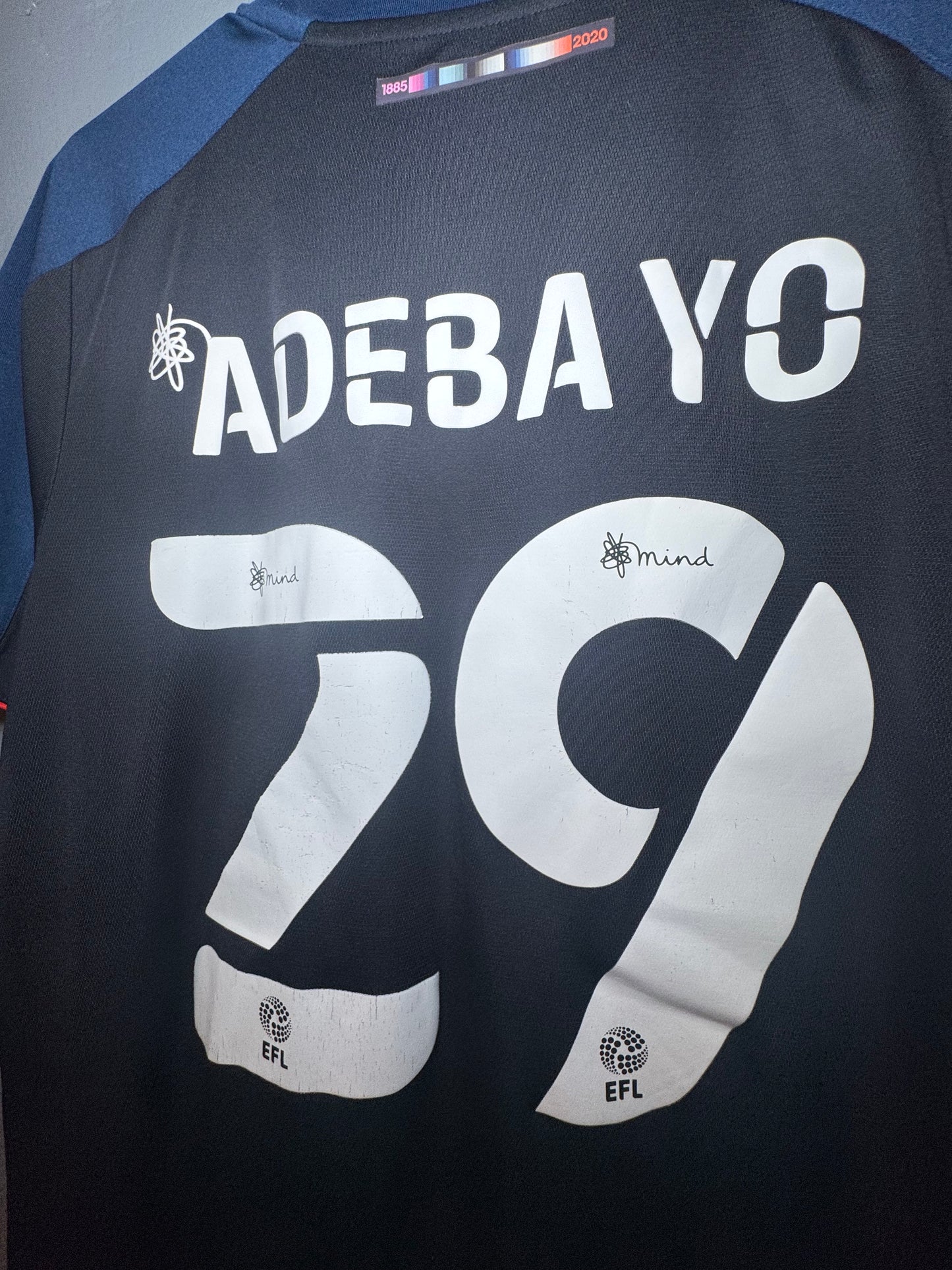 Luton Town Football Shirt - 2020 / 2021 - Third - Medium - #29 Elijah Adebayo