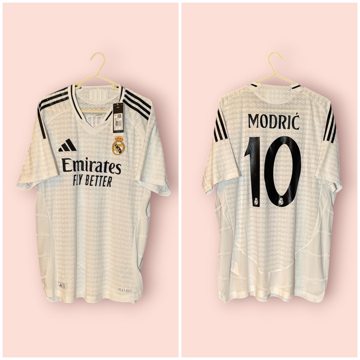 Real Madrid Football Shirt - 2024 / 2025 - Home - XL - HEAT RDY - #10 Luka Modric