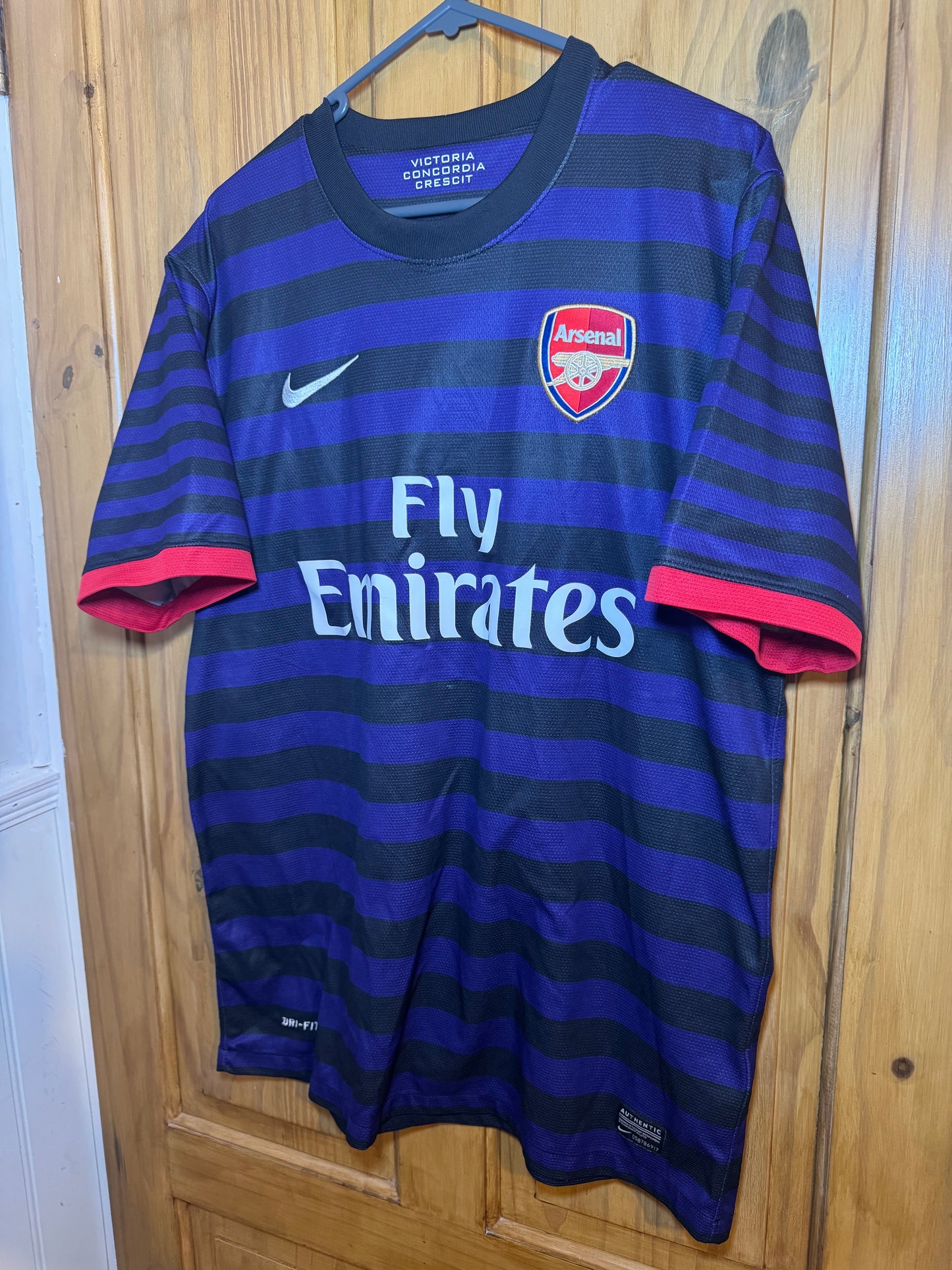 Arsenal Football Shirt - 2012 / 2013 - Away - Large - #6 Koscielny