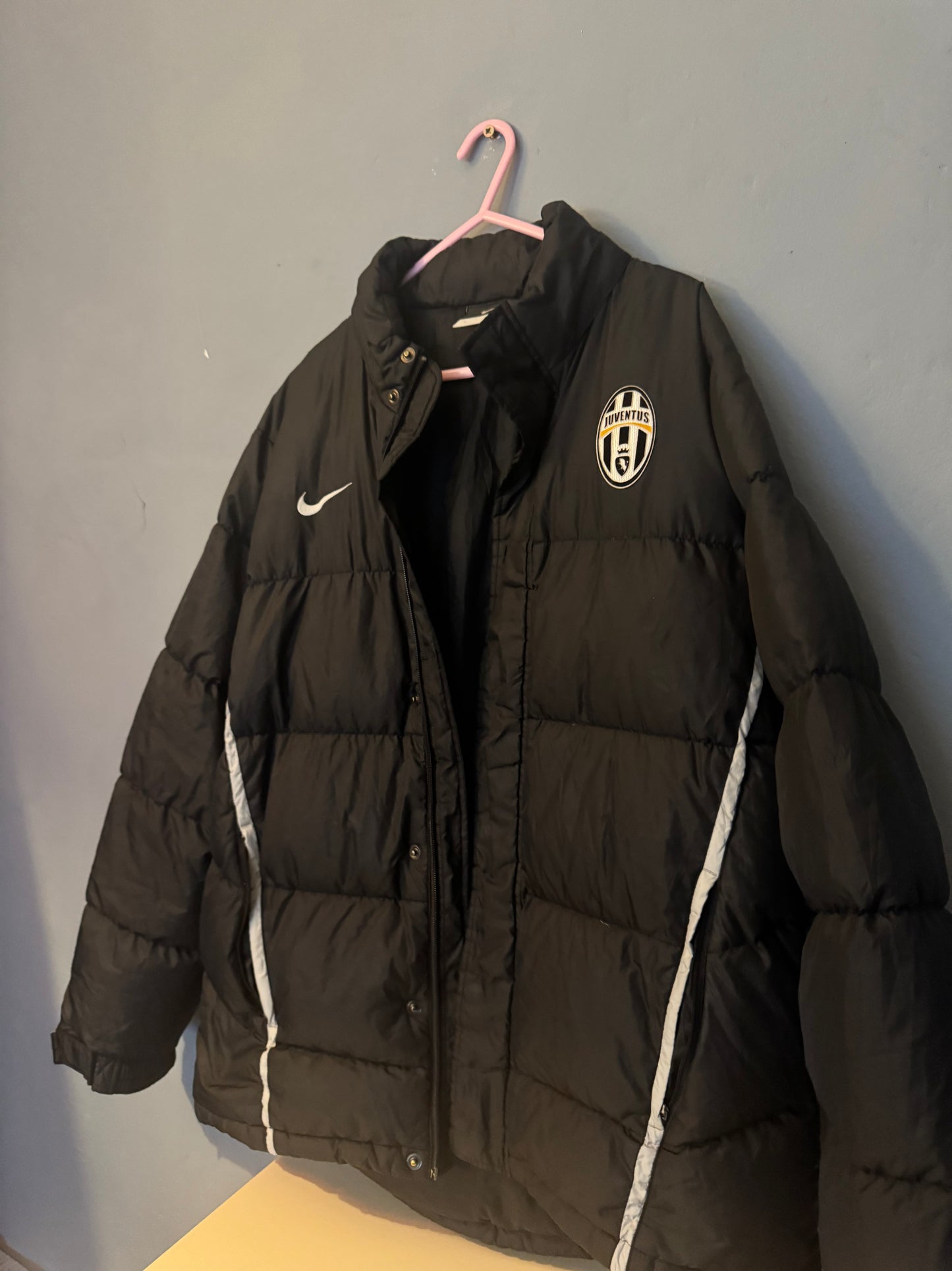 Juventus Nike Puffer Football Coat - 2004 / 2005 / 2006 - Medium