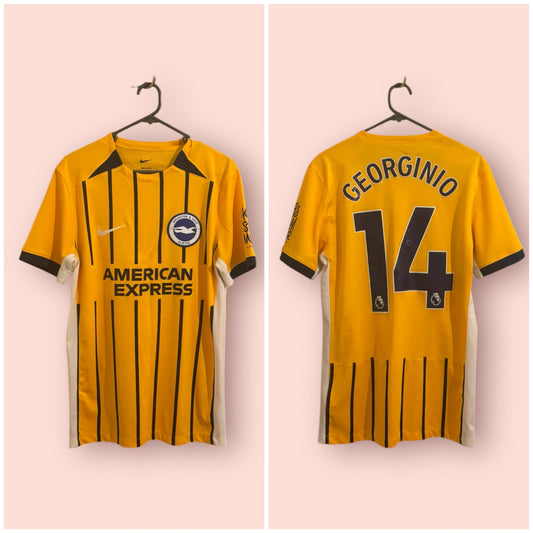 Brighton & Hove Albion Football Shirt - 2024 / 2025 - Away - #14 Georginio