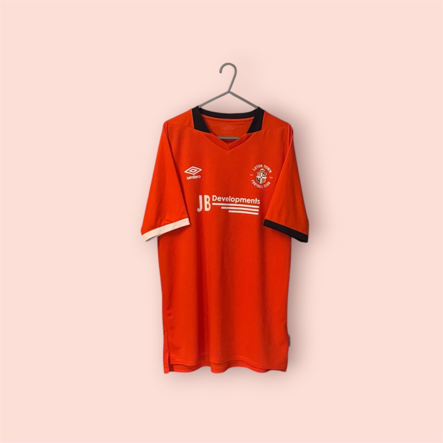 Luton Town Football Shirt - 2020 / 2021 - Home - Large