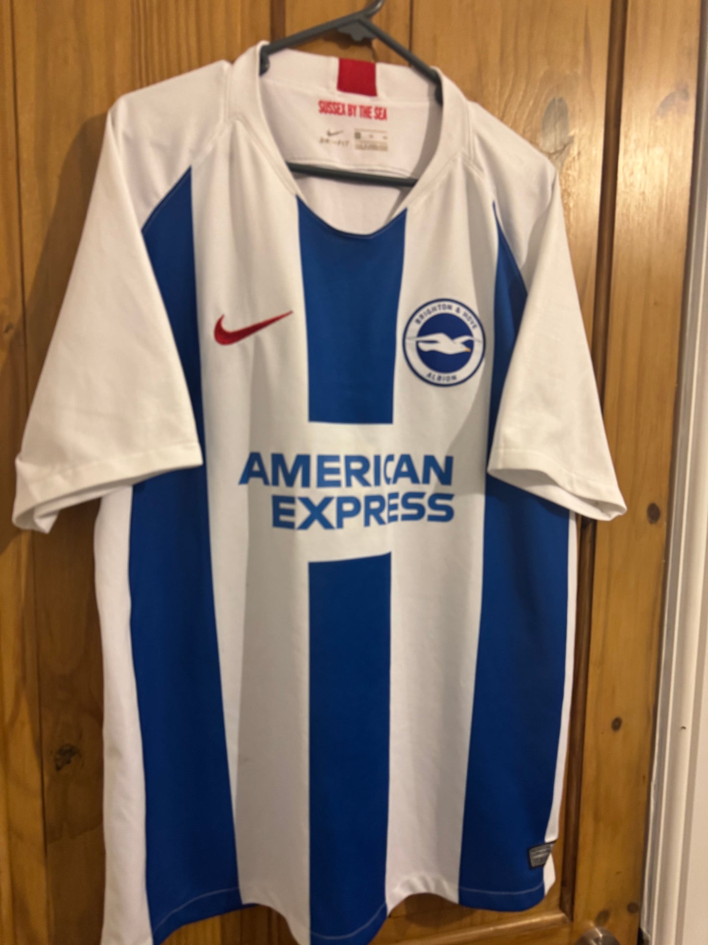 Brighton & Hove Albion Football Shirt - 2018 / 2019 - Home - XL - Rare