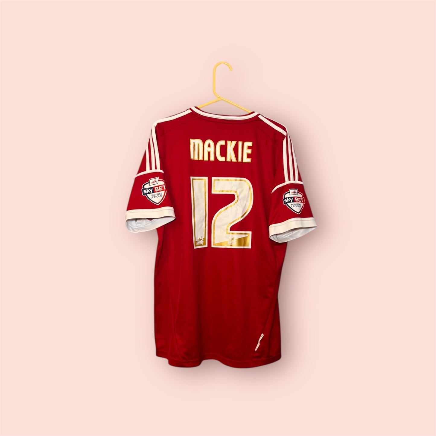 Nottingham Forest Football Shirt - 2013 / 2014 - Home - XL - #12 Mackie