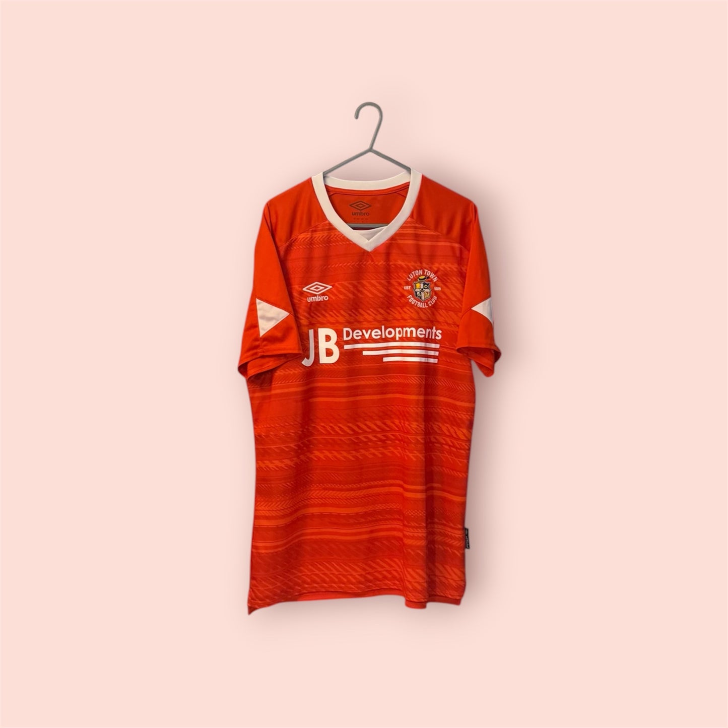 Luton Town Football Shirt - 2021 / 2022 - Home - Large