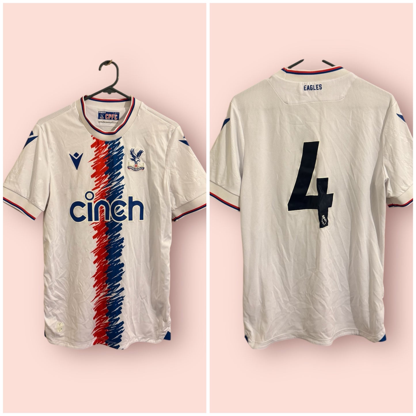 Crystal Palace Football Shirt - 2022 / 2023 - Away - Small - #4 - With Shorts