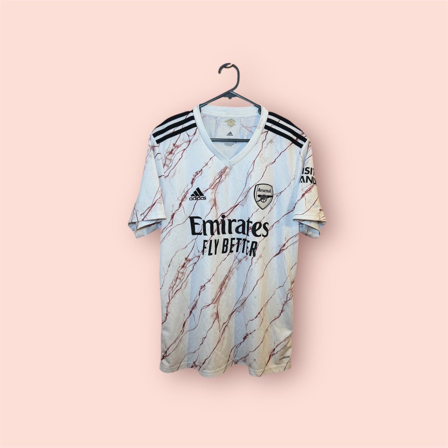 Arsenal Football Shirt - 2020 / 2021 - Away - Large - #7 Bukayo Saka