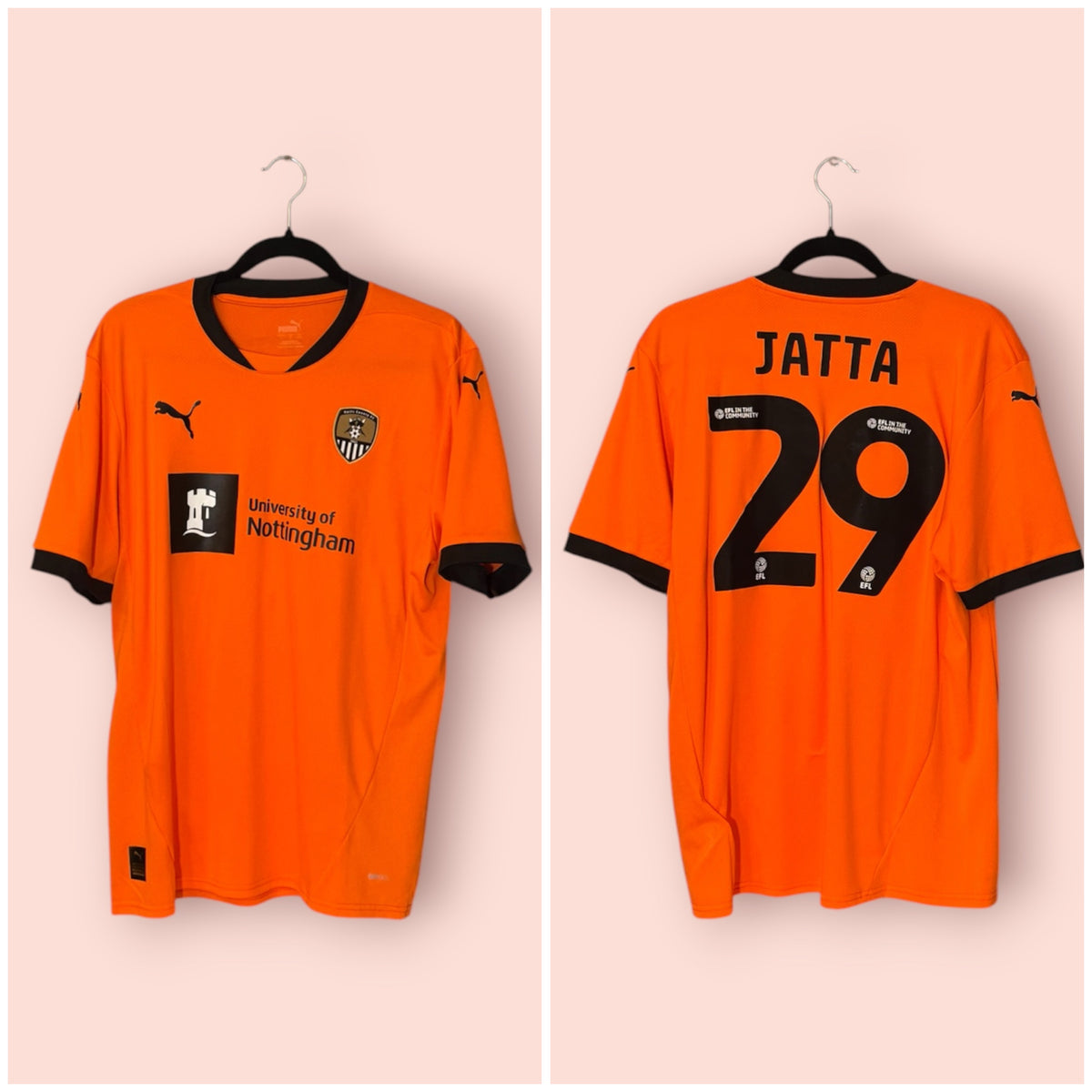Notts County Football Shirt - 2024 / 2025 - Away - Large - #29 Alassana Jatta