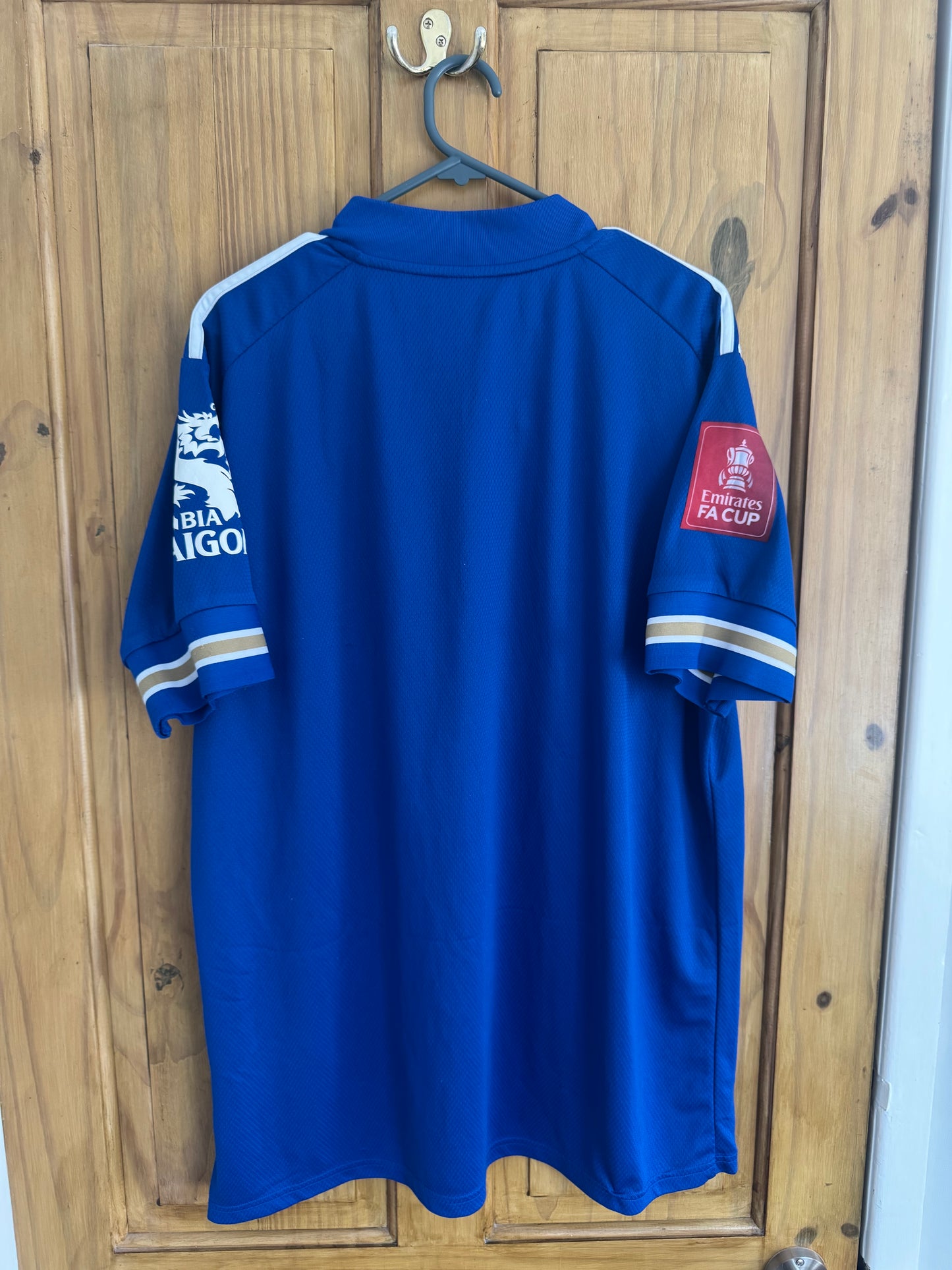 Leicester City Football Shirt - 2020 / 2021 - Home - XL - FA Cup Arm Patch