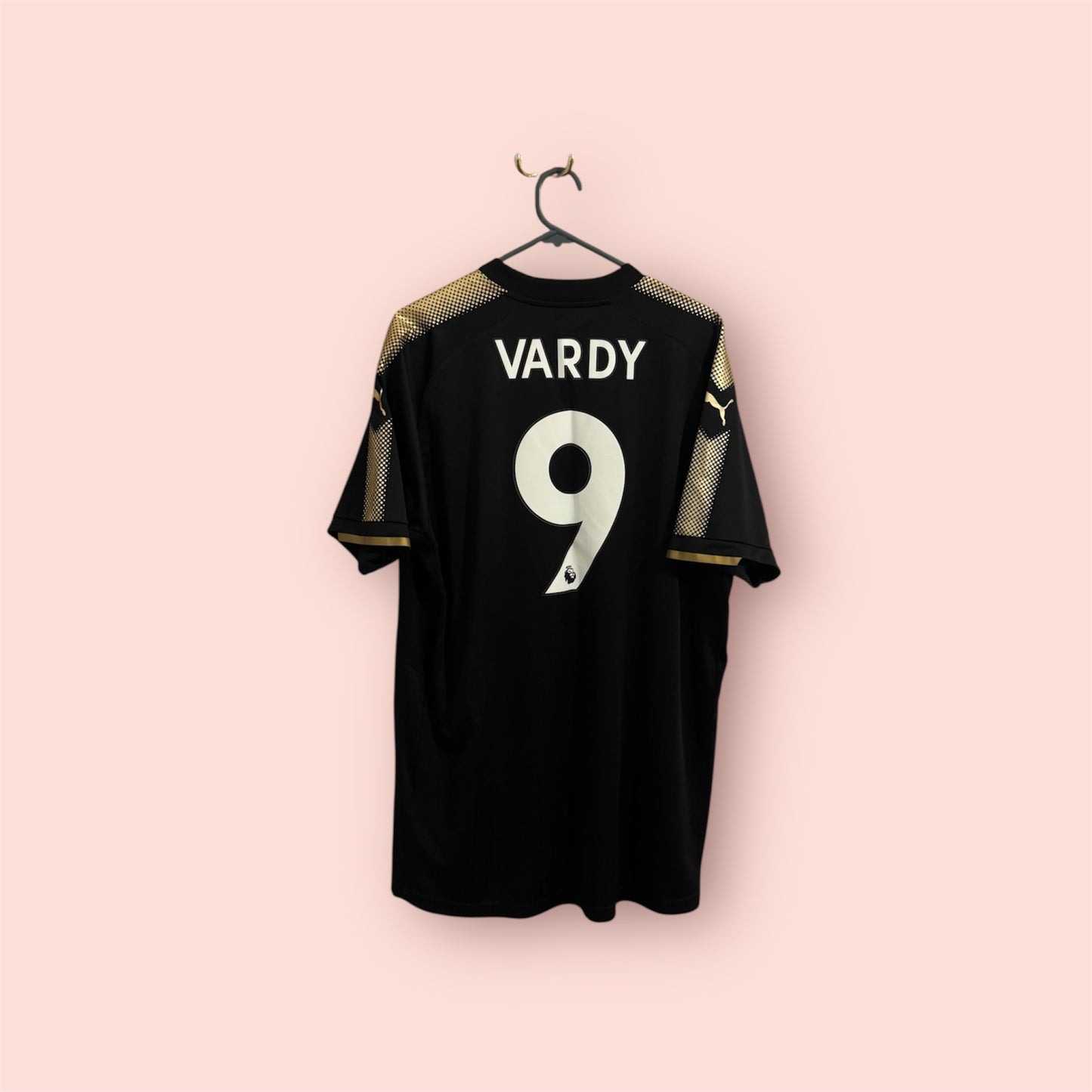 Leicester City Football Shirt - 2017 / 2018 - Away - XL - #9 Jamie Vardy