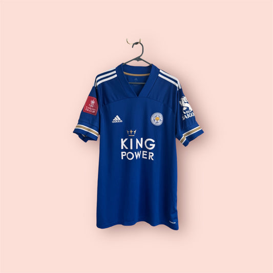 Leicester City Football Shirt - 2020 / 2021 - Home - XL - FA Cup Arm Patch