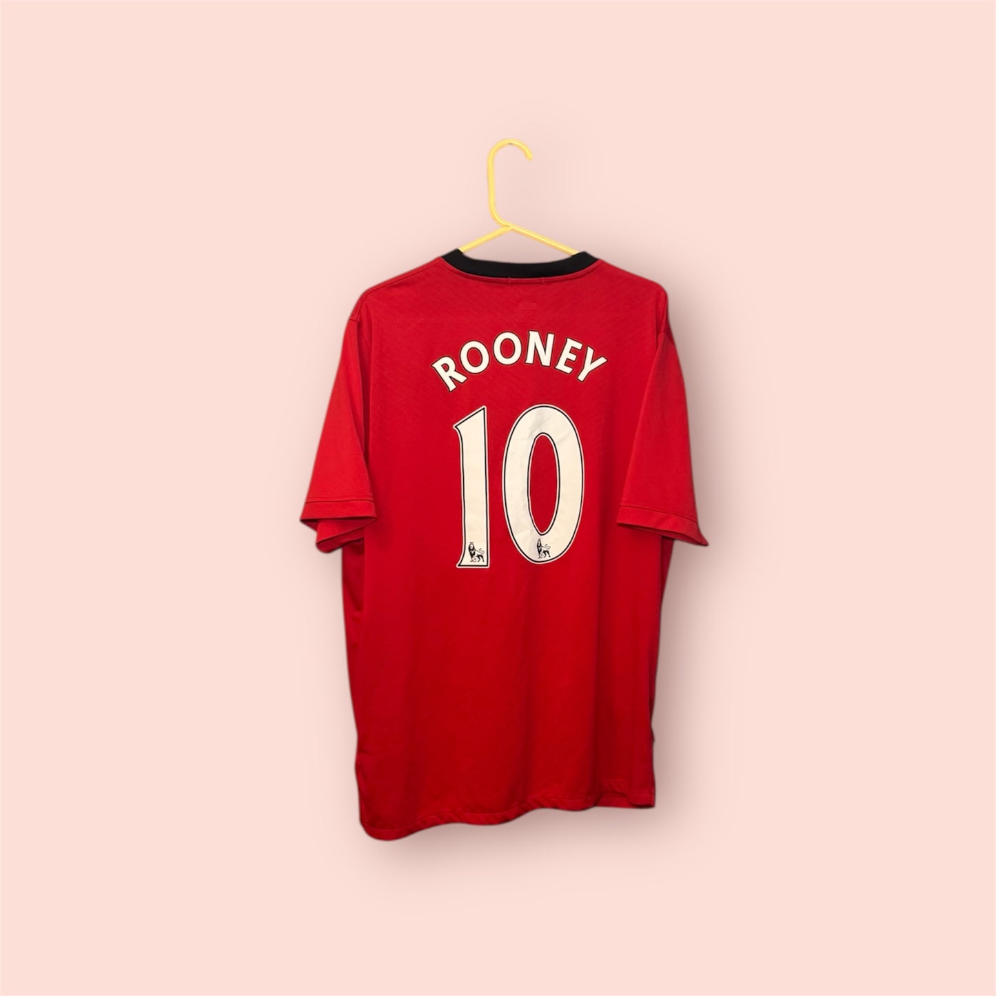 Manchester United Football Shirt - 2009 / 2010 - Home - XXL - #10 Wayne Rooney