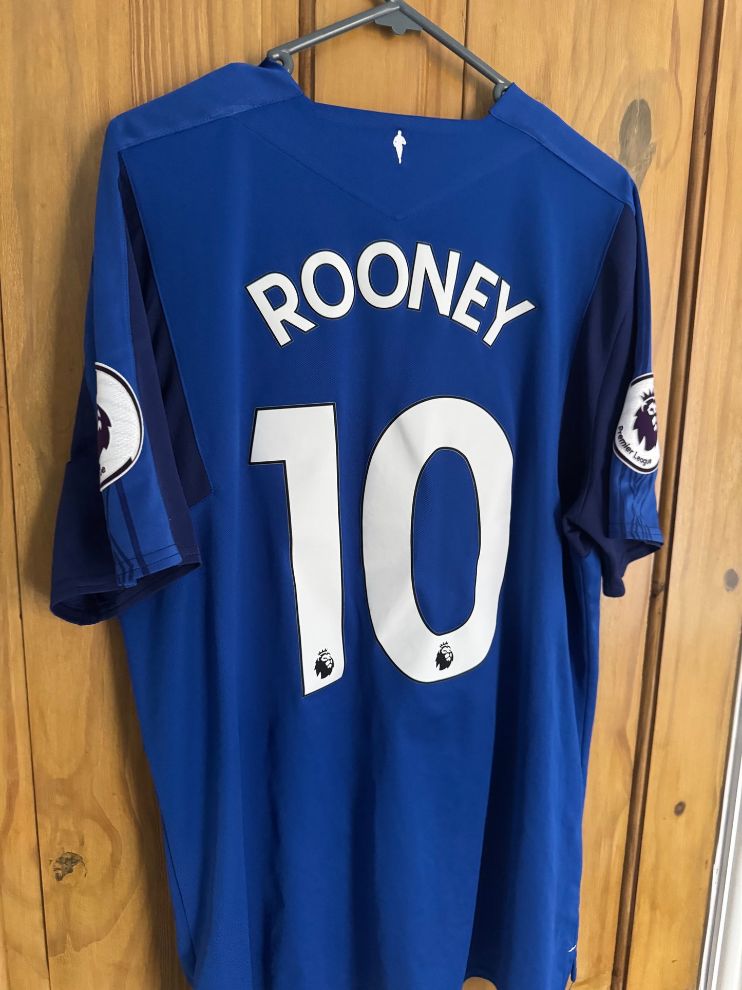 Everton Football Shirt - 2017 / 2018 - Home - XL - #10 Wayne Rooney