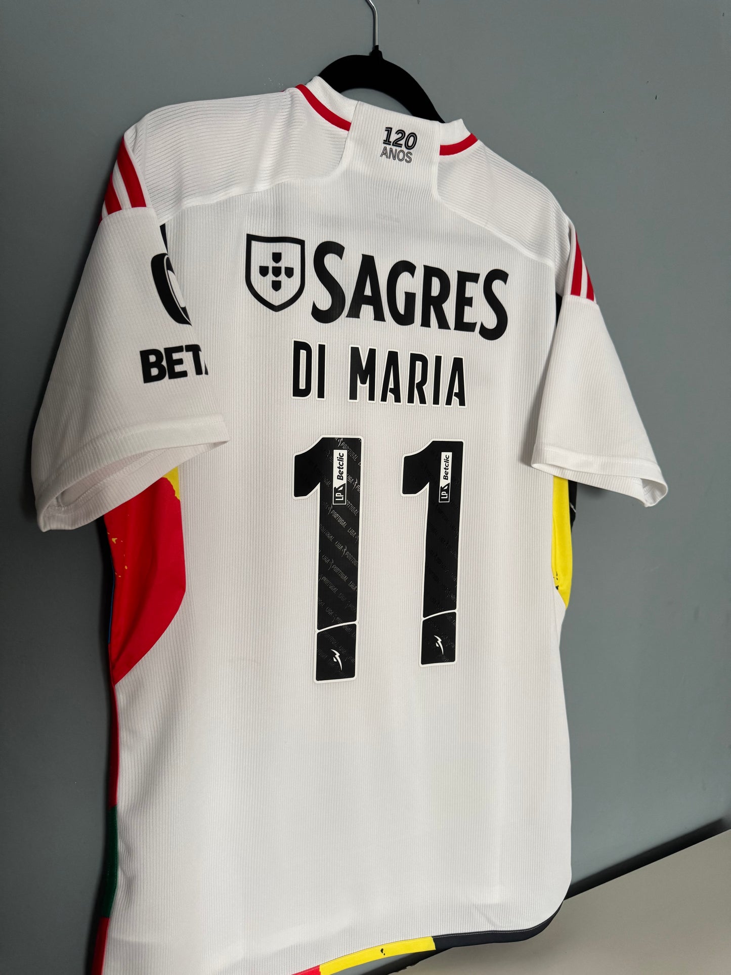 SL Benfica Football Shirt - 2023 / 2024 - Third - Large - #11 Angel Di Maria