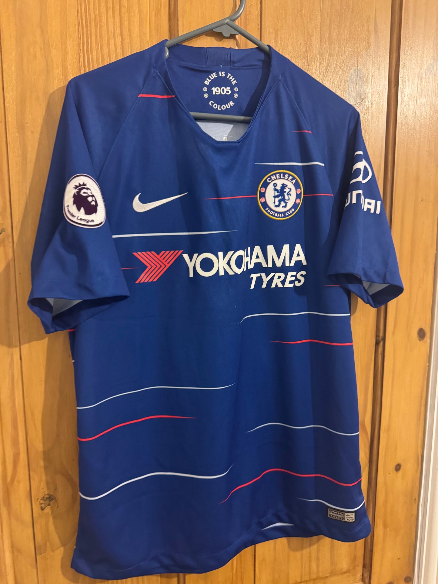 Chelsea Football Shirt - 2018 / 2019 - Home - Medium - #6 Danny Drinkwater