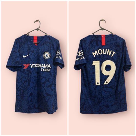 Chelsea Football Shirt - 2019 / 2020 - Home - Medium - #19 Mount - VaporKnit