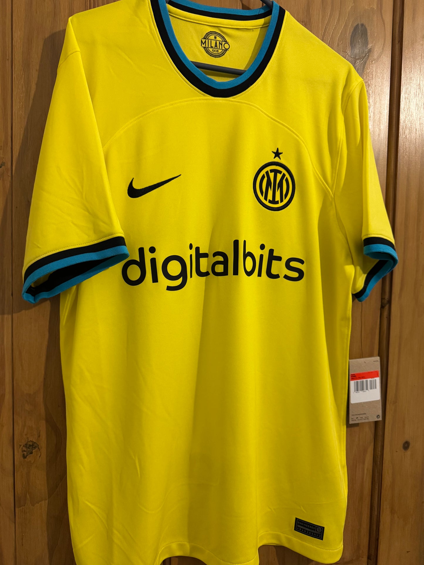 Inter Milan Football Shirt - 2022 / 2023 - Away - Large - BNWT
