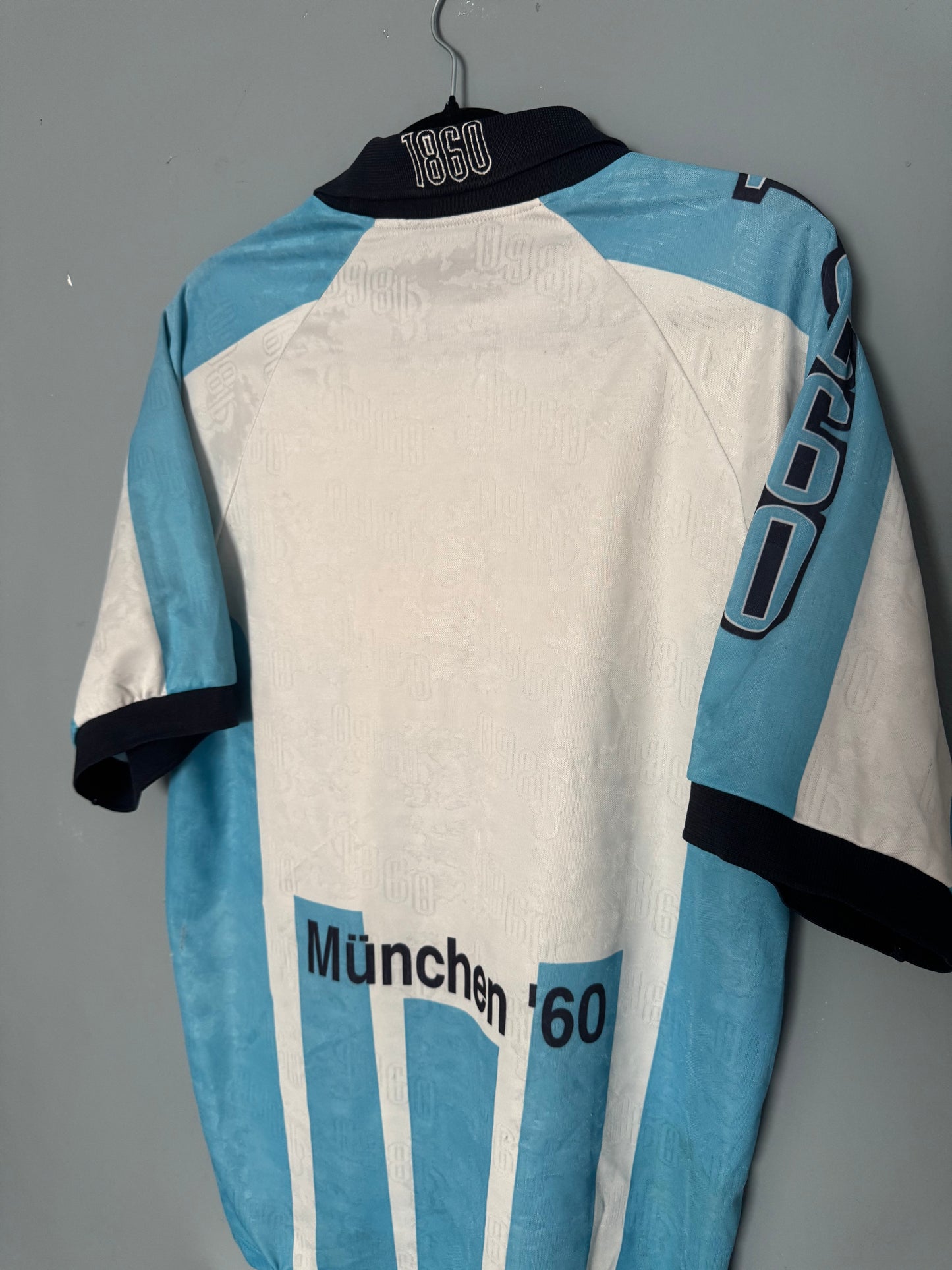 TSV 1860 Munich Munchen Football Shirt - 1996 / 1997 - Home - Large - Nike Löwenbräu