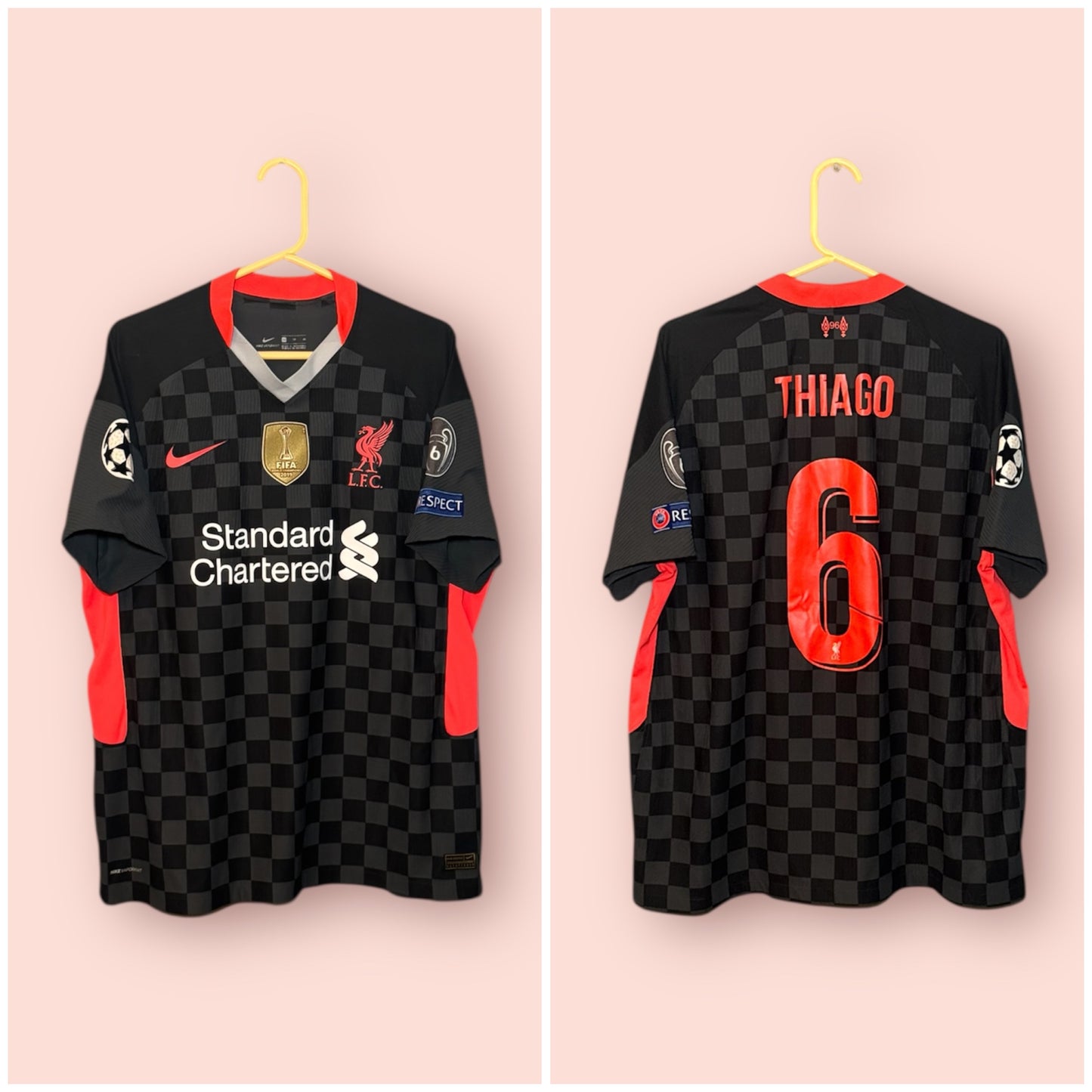 Liverpool Football Shirt - 2020 / 2021 - Third - XL - #6 Thiago - Vaporknit
