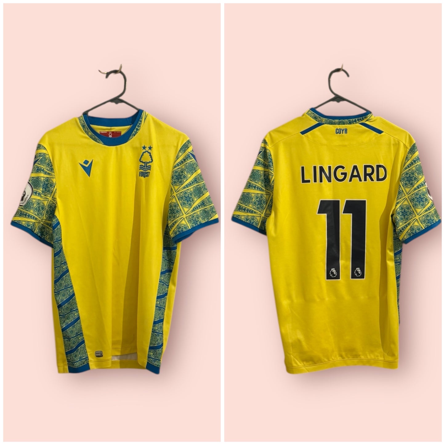 Nottingham Forest Football Shirt - 2022 / 2023 - Away - Small - #11 Jesse Lingard