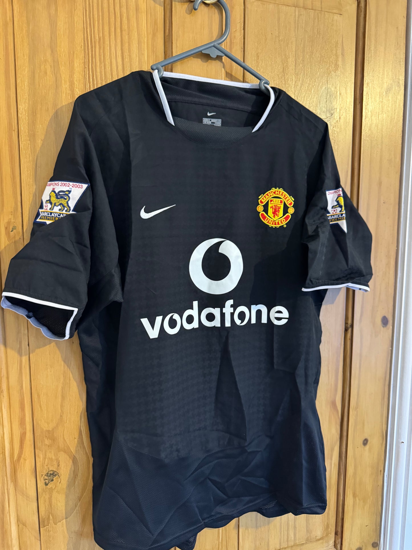 Manchester United Football Shirt - 2003 / 2004 - Away - Small - #9 Louis Saha