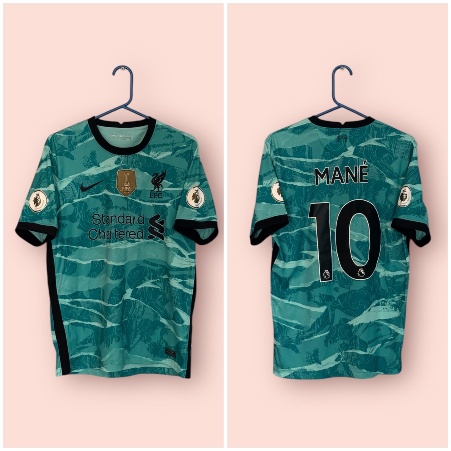 Liverpool Football Shirt - 2020 / 2021 - Away - Medium - #10 Sadio Mane