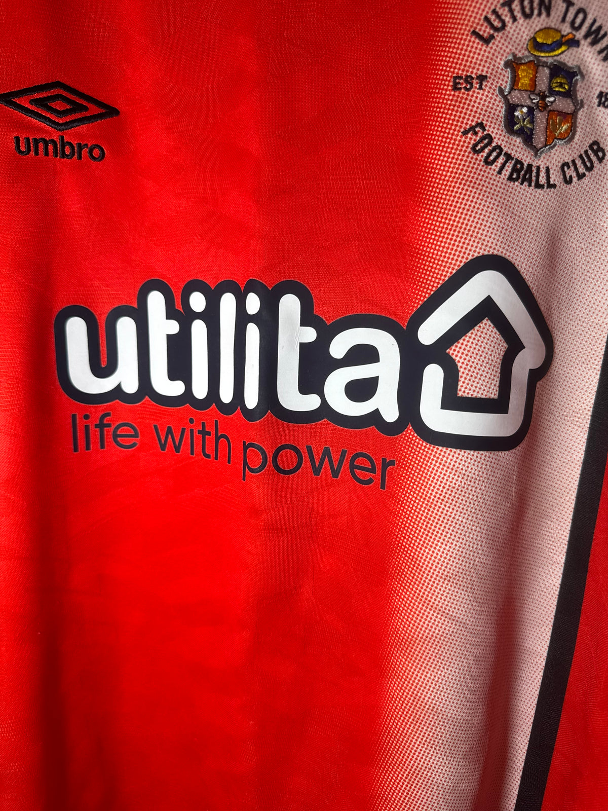 Luton Town Football Shirt - 2023 / 2024 / 2025 - Home - XL - #9 Carlton Morris