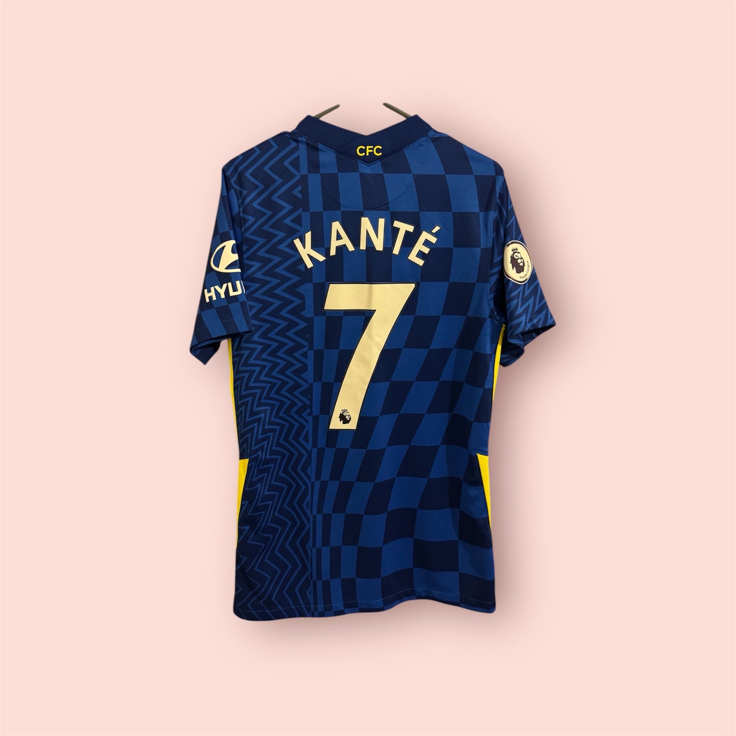Chelsea Football Shirt - 2021 / 2022 - Home - Small - #7 N’golo Kante