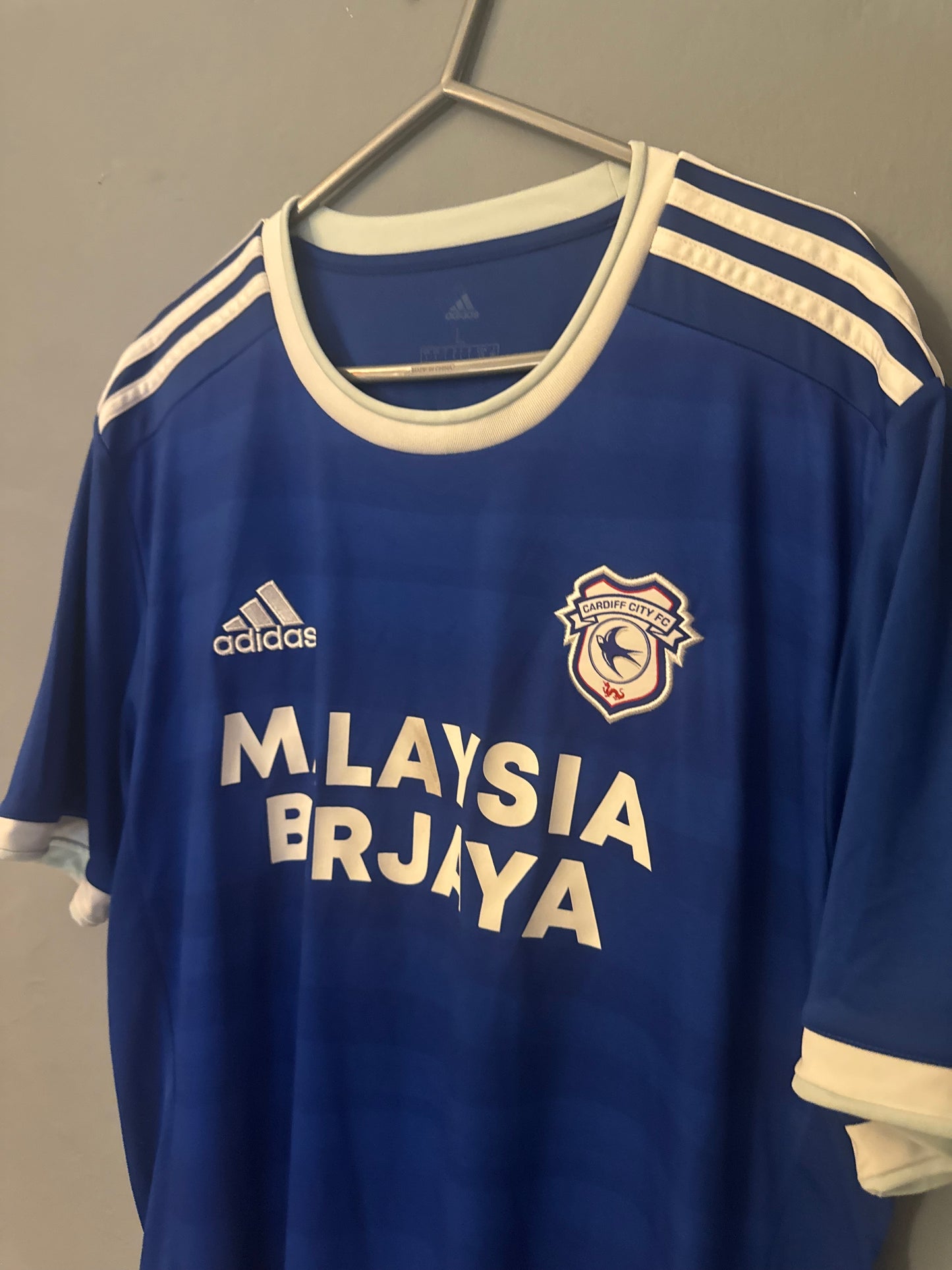 Cardiff City Football Shirt - 2020 / 2021 - Home - Large