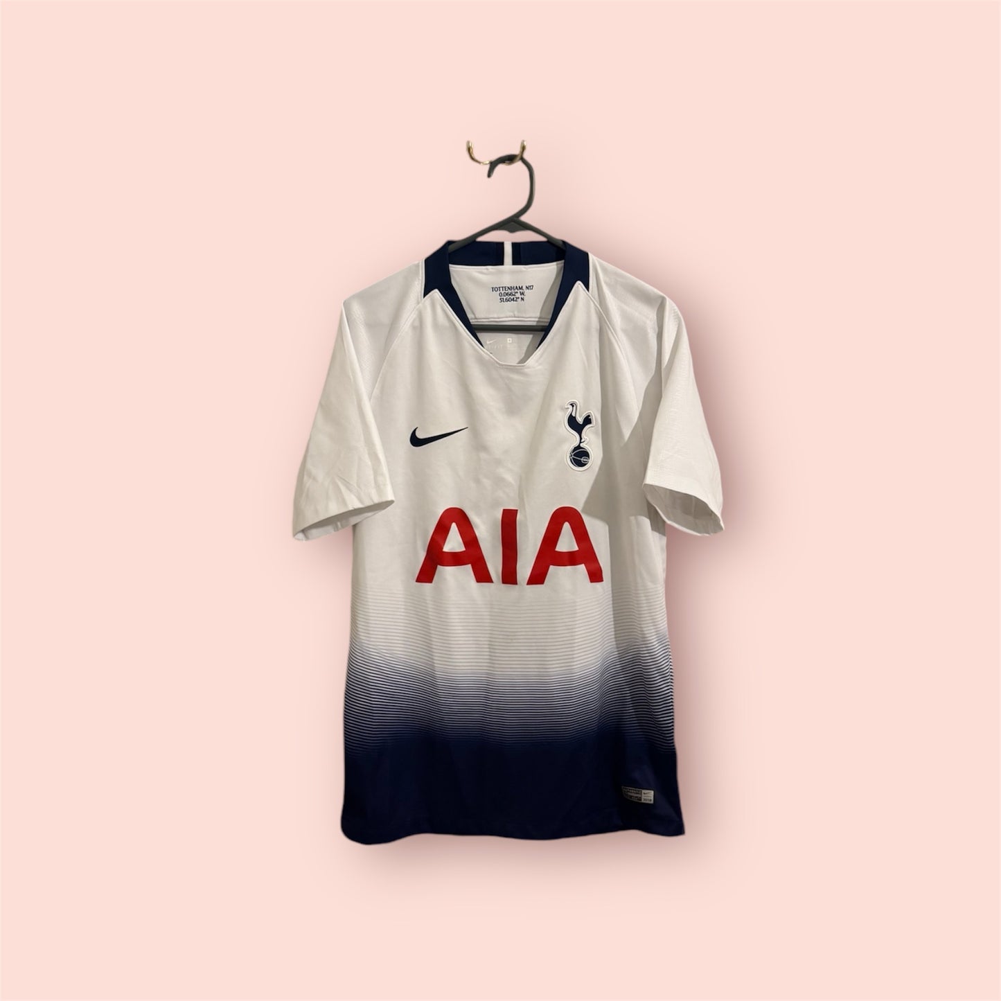 Tottenham Hotspur Football Shirt - 2018 / 2019 - Home - Small