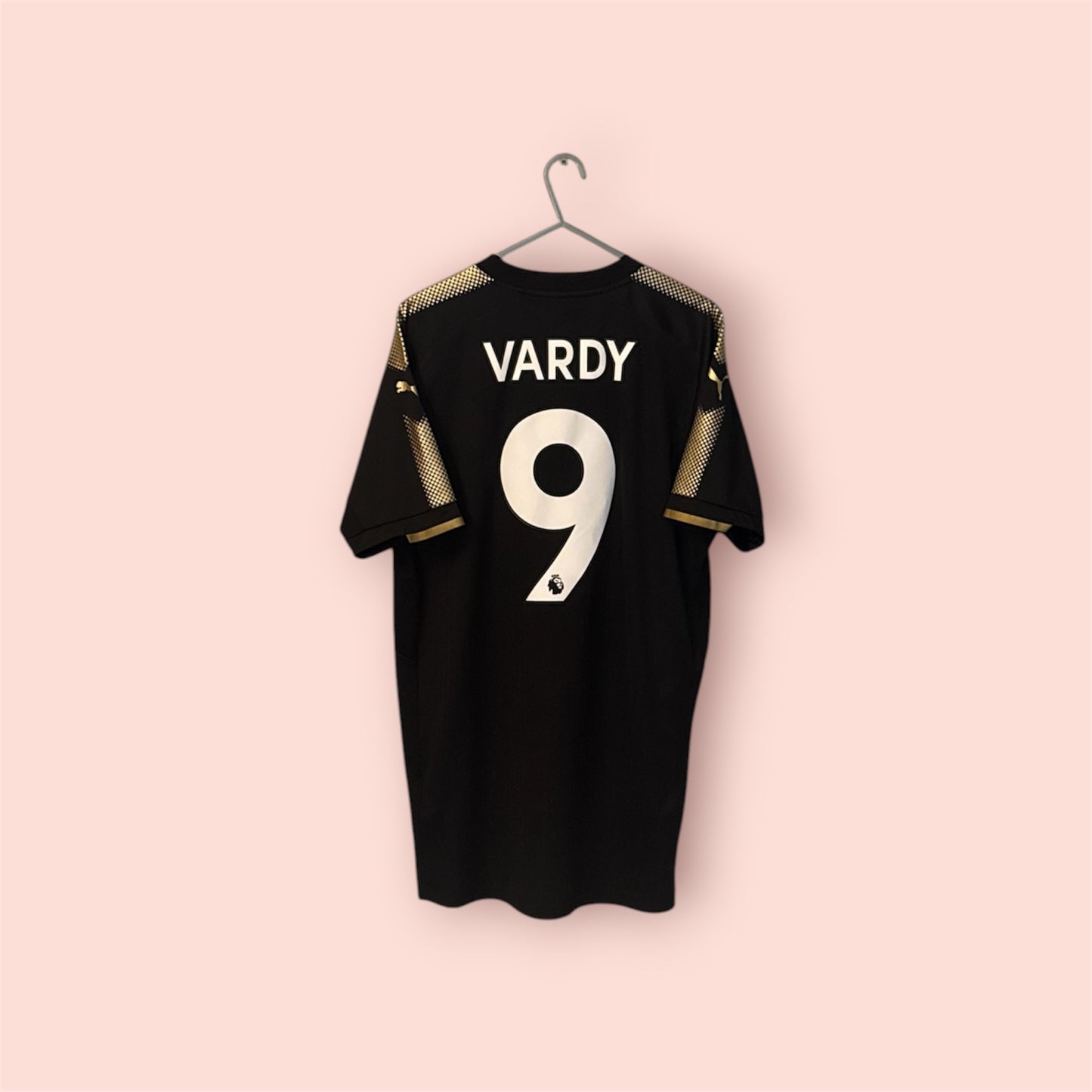 Leicester City Football Shirt - 2017 / 2018 - Away - Small - #9 Jamie Vardy
