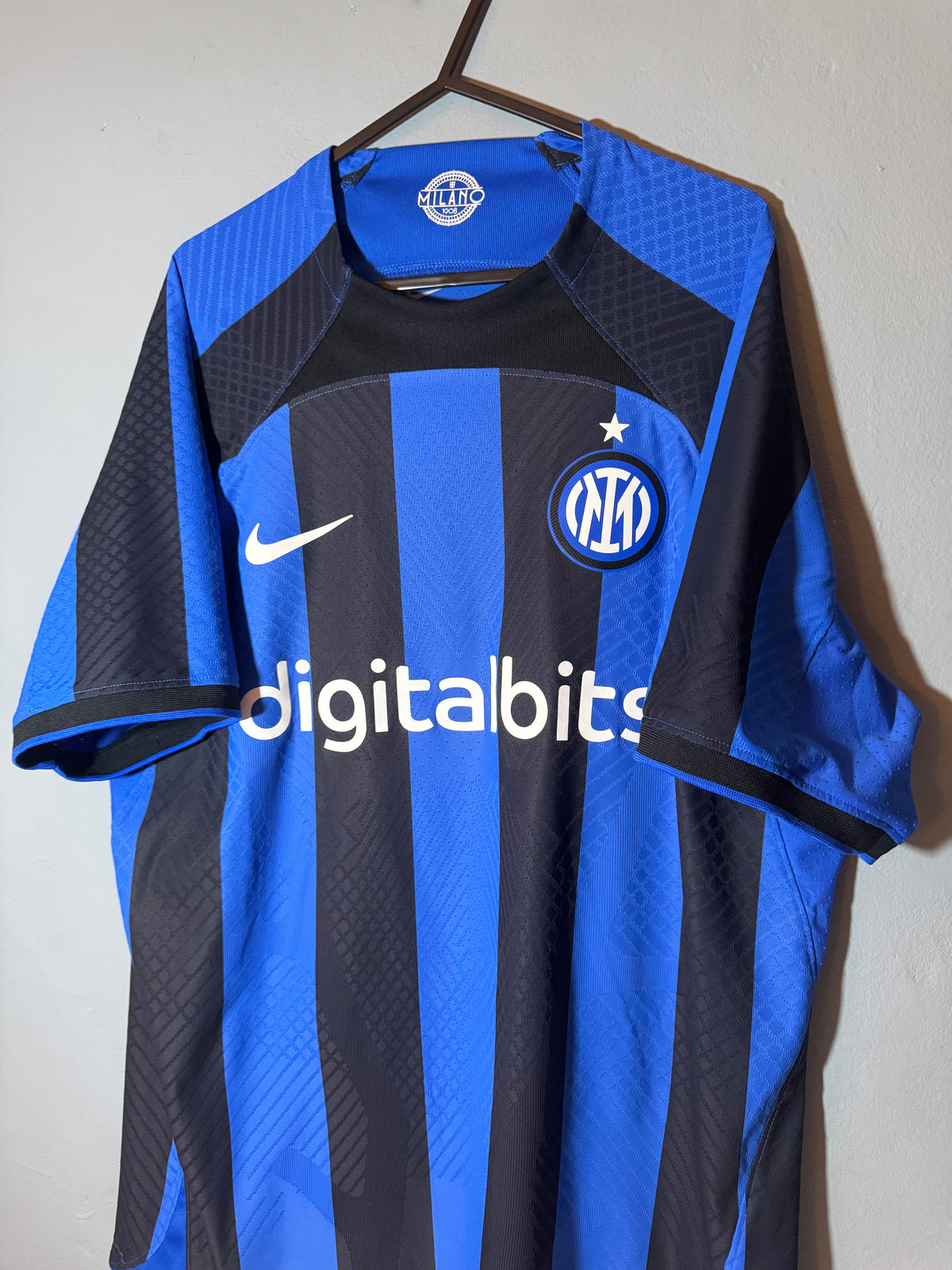 Inter Milan Football Shirt - 2022 / 2023 - Home - Large - Dri Fit Adv - Player Spec