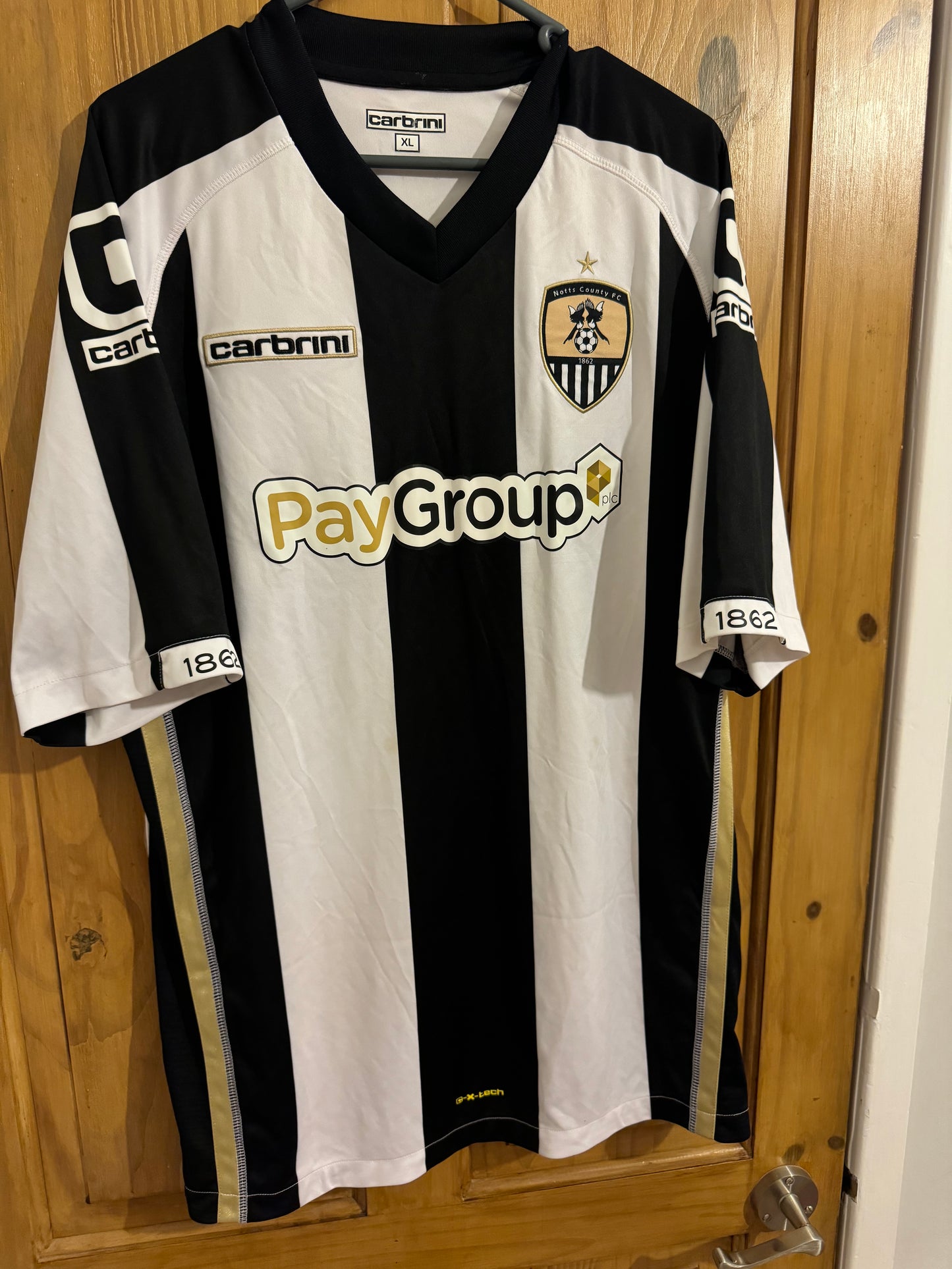 Notts County Football Shirt - 2014 / 2015 - Home - XL - Rare