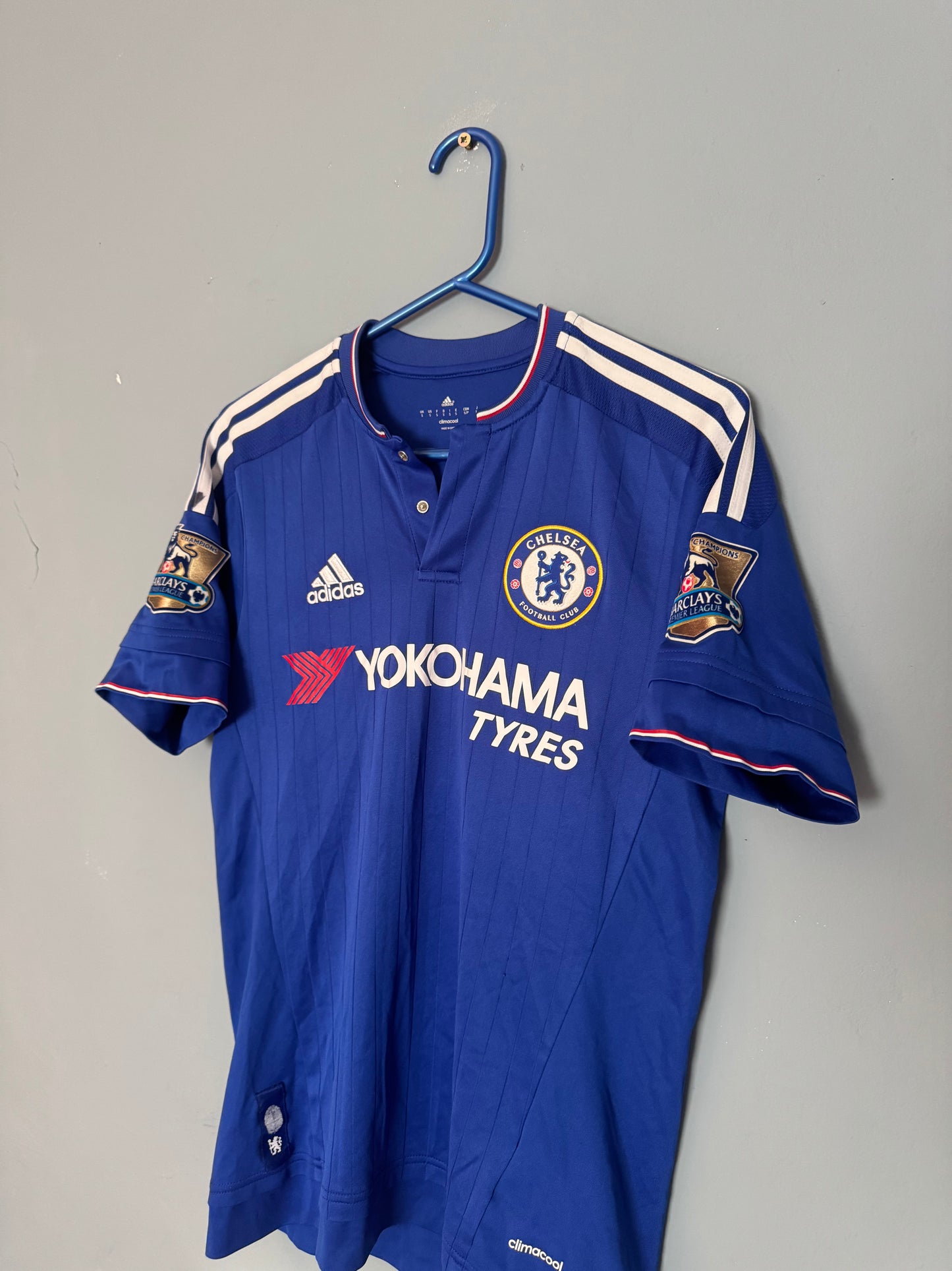 Chelsea Football Shirt - 2015 / 2016 - Home - Small - #10 Eden Hazard