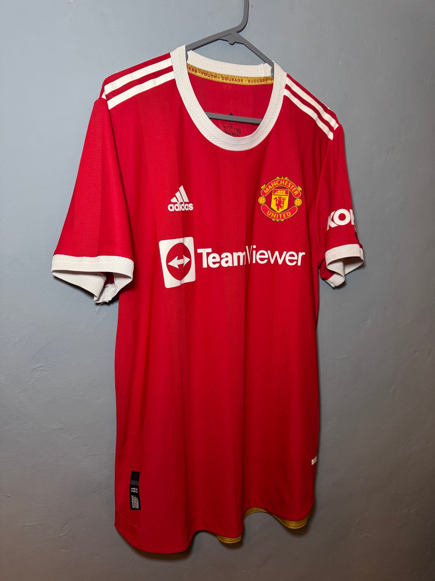 Manchester United Football Shirt - 2021 / 2022 - Home - Large - #10 Rashford - HEAT RDY