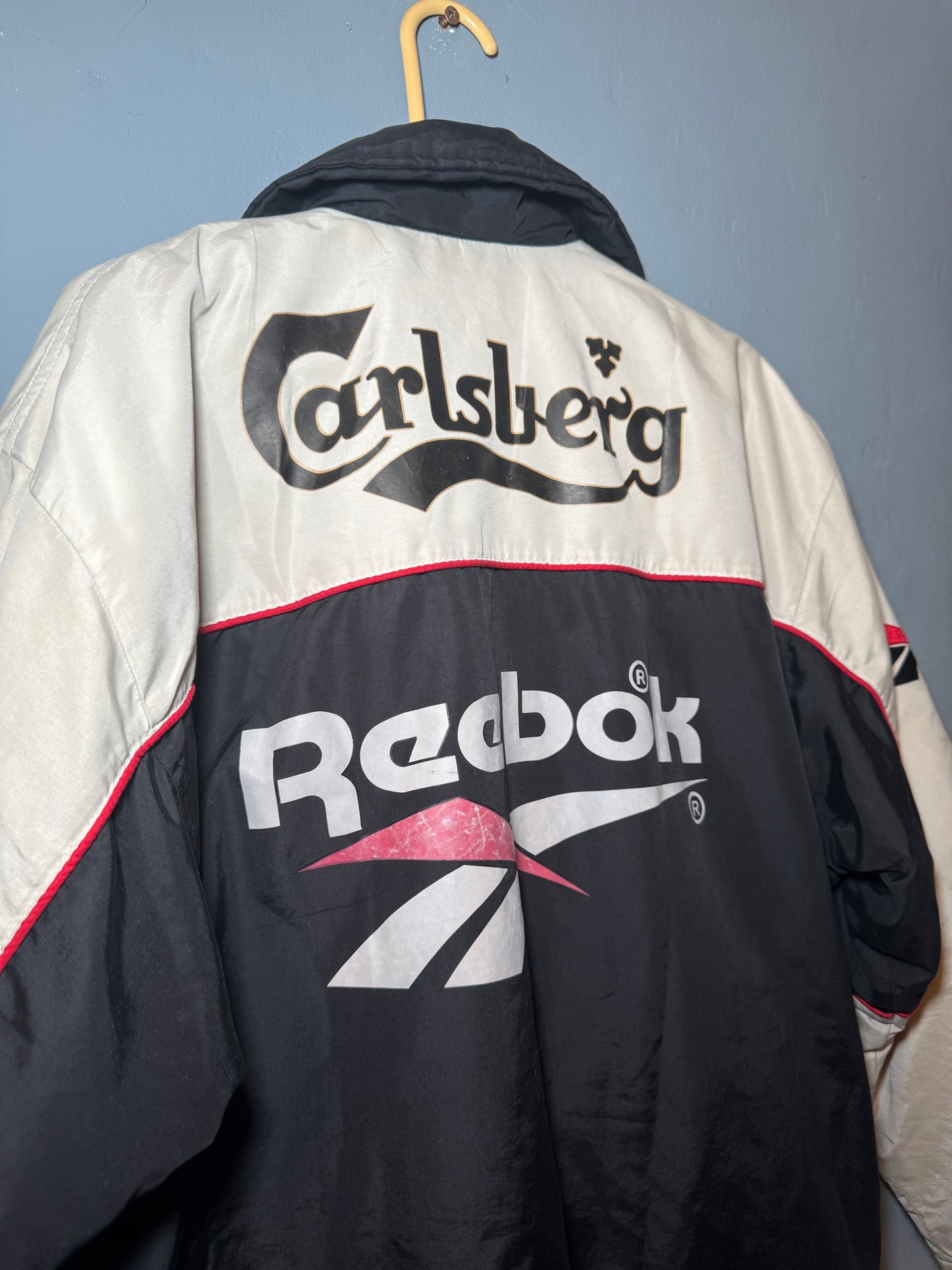 Liverpool Bench Rain Football Coat - 1996 / 1997 /1998 - Rare Vintage - Medium