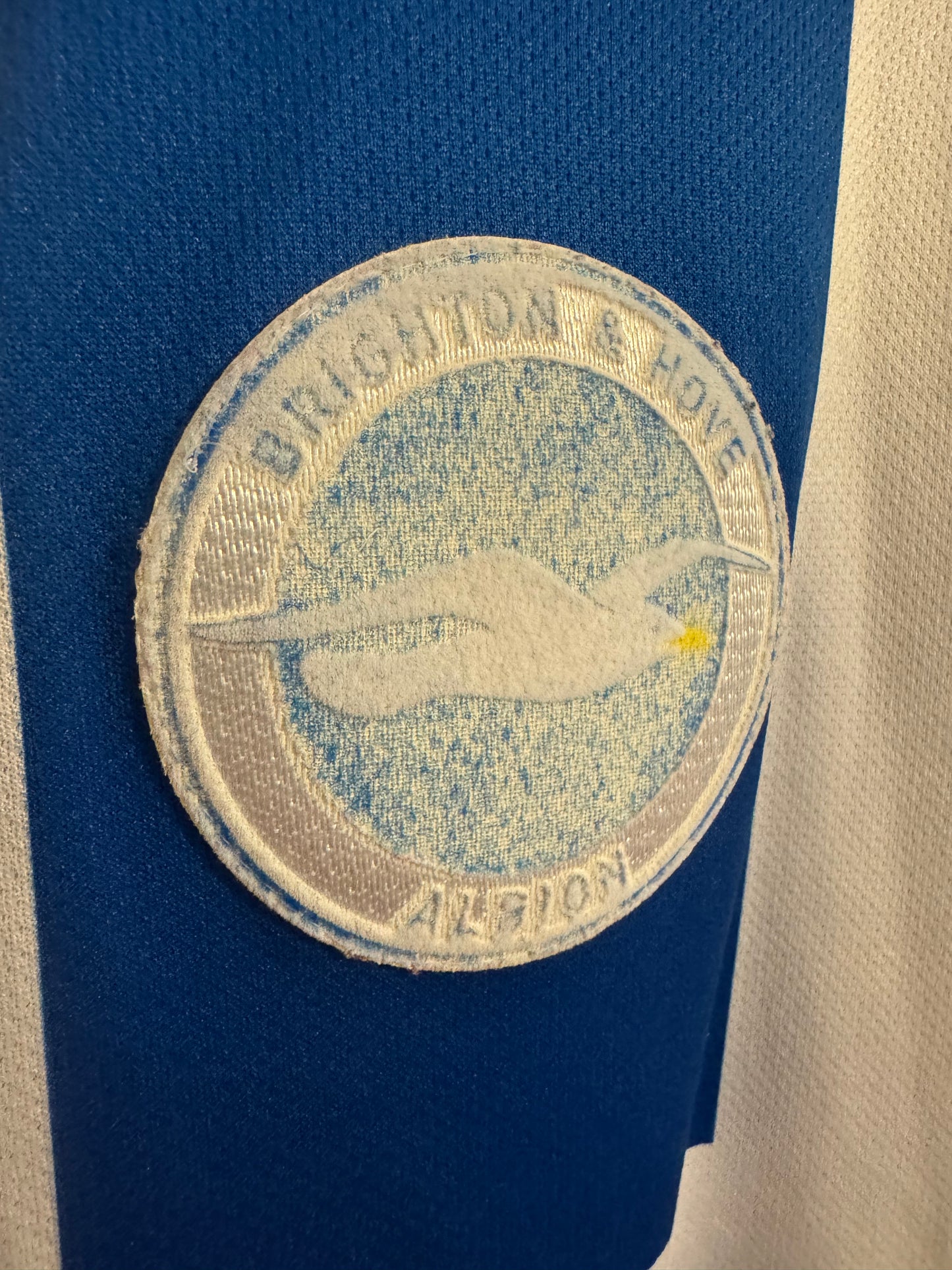 Brighton and Hove Albion Football Shirt - 2013 / 2014 - Home - Long Sleeve - Medium