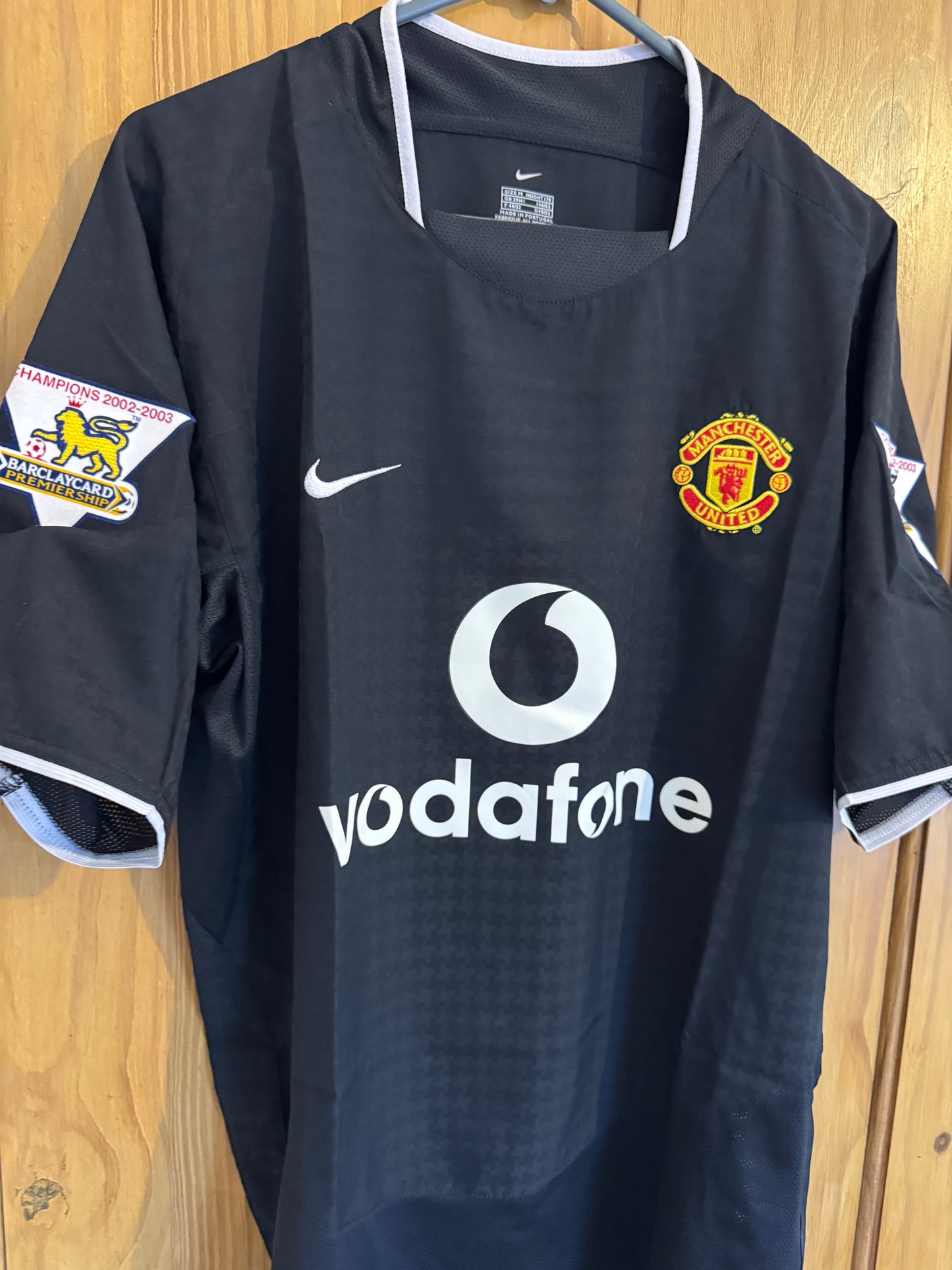 Manchester United Football Shirt - 2003 / 2004 - Away - Medium - #9 Louis Saha