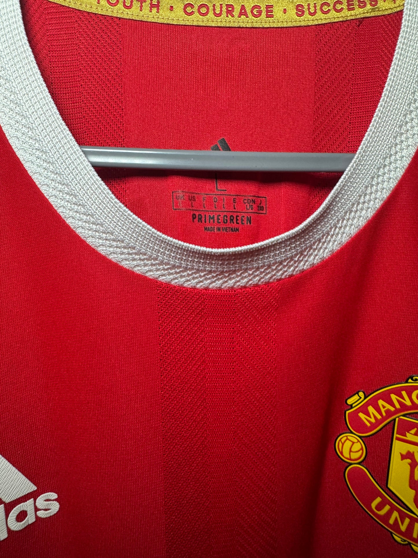 Manchester United Football Shirt - 2021 / 2022 - Home - Large - #10 Rashford - HEAT RDY