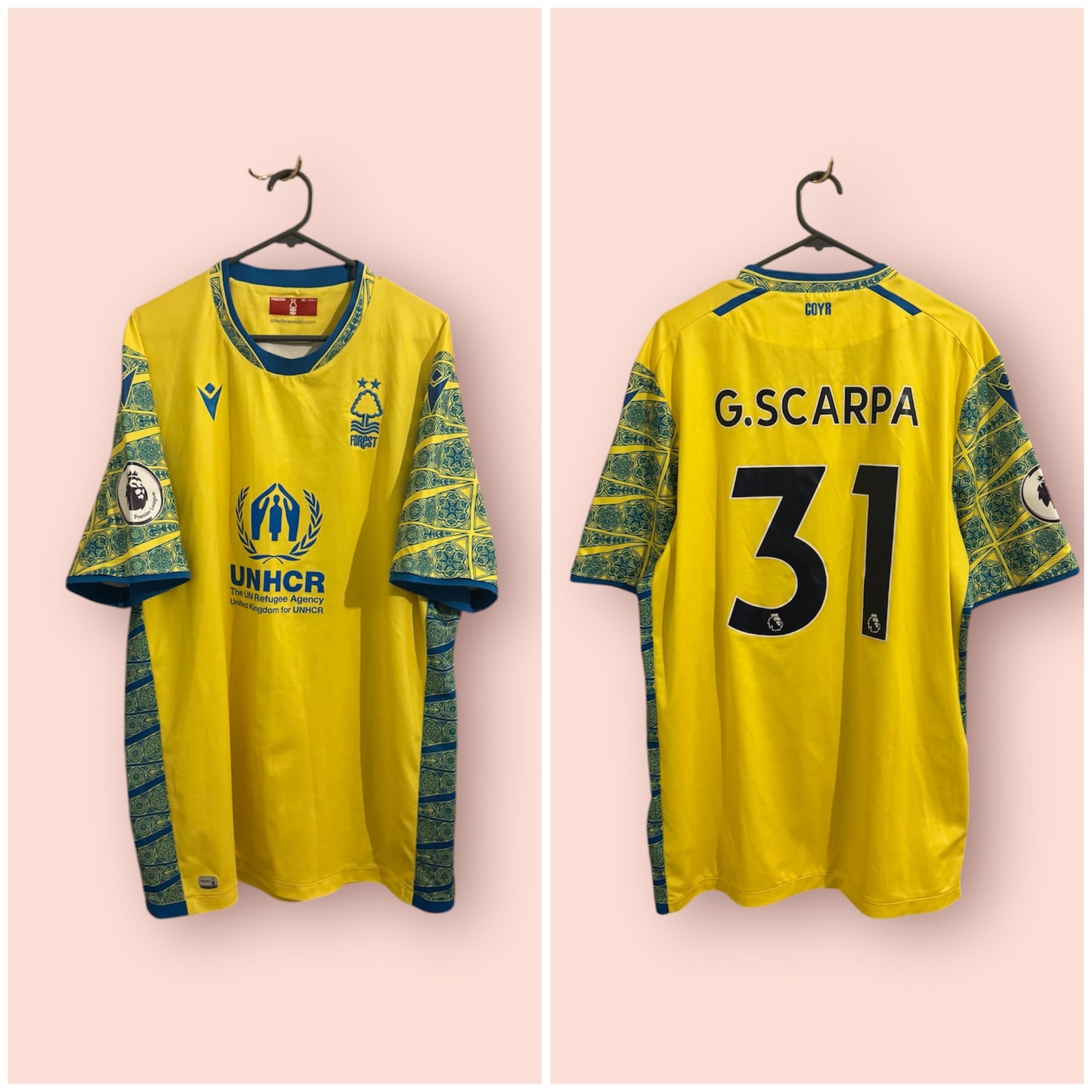 Nottingham Forest Football Shirt - 2022 / 2023 - Away - 3XL - #31 Scarpa