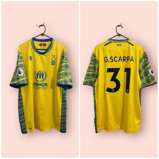 Nottingham Forest Football Shirt - 2022 / 2023 - Away - 3XL - #31 Scarpa