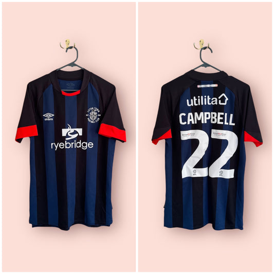 Luton Town Football Shirt - 2021 / 2022 - Third - Small - #22 Allan Campbell