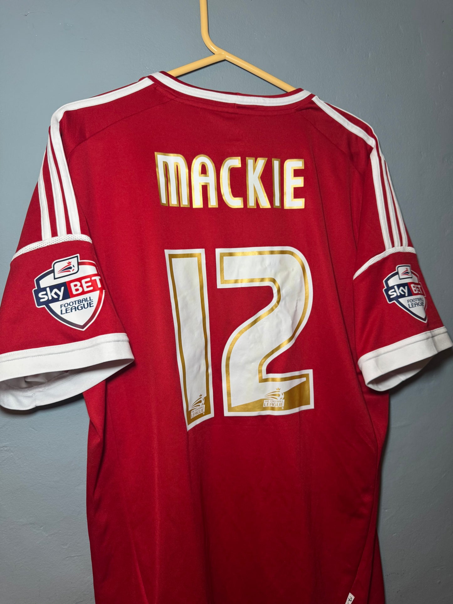 Nottingham Forest Football Shirt - 2013 / 2014 - Home - XL - #12 Mackie