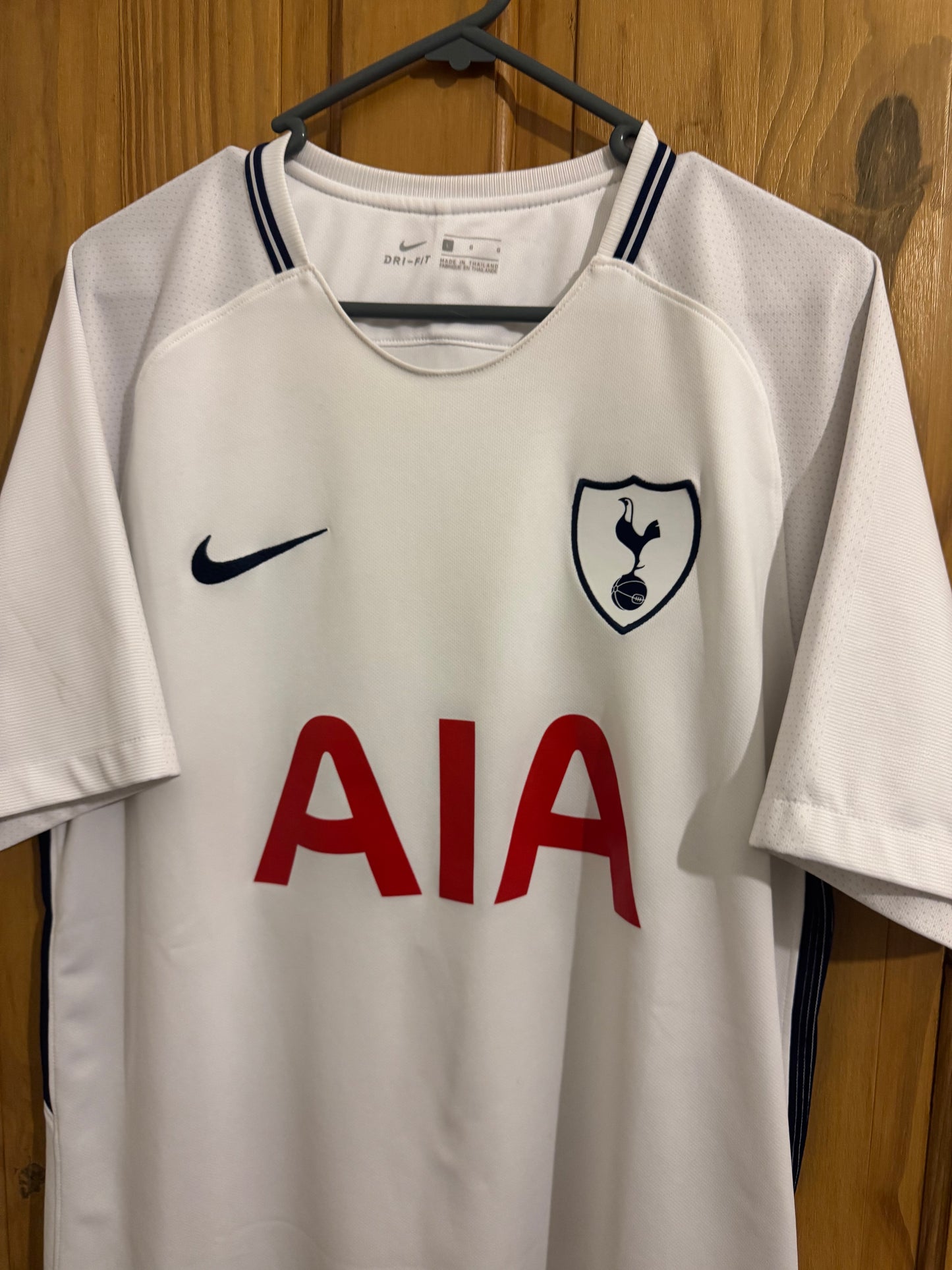 Tottenham Hotspur Football Shirt - 2017 / 2018 - Home - Large - #10 Harry Kane