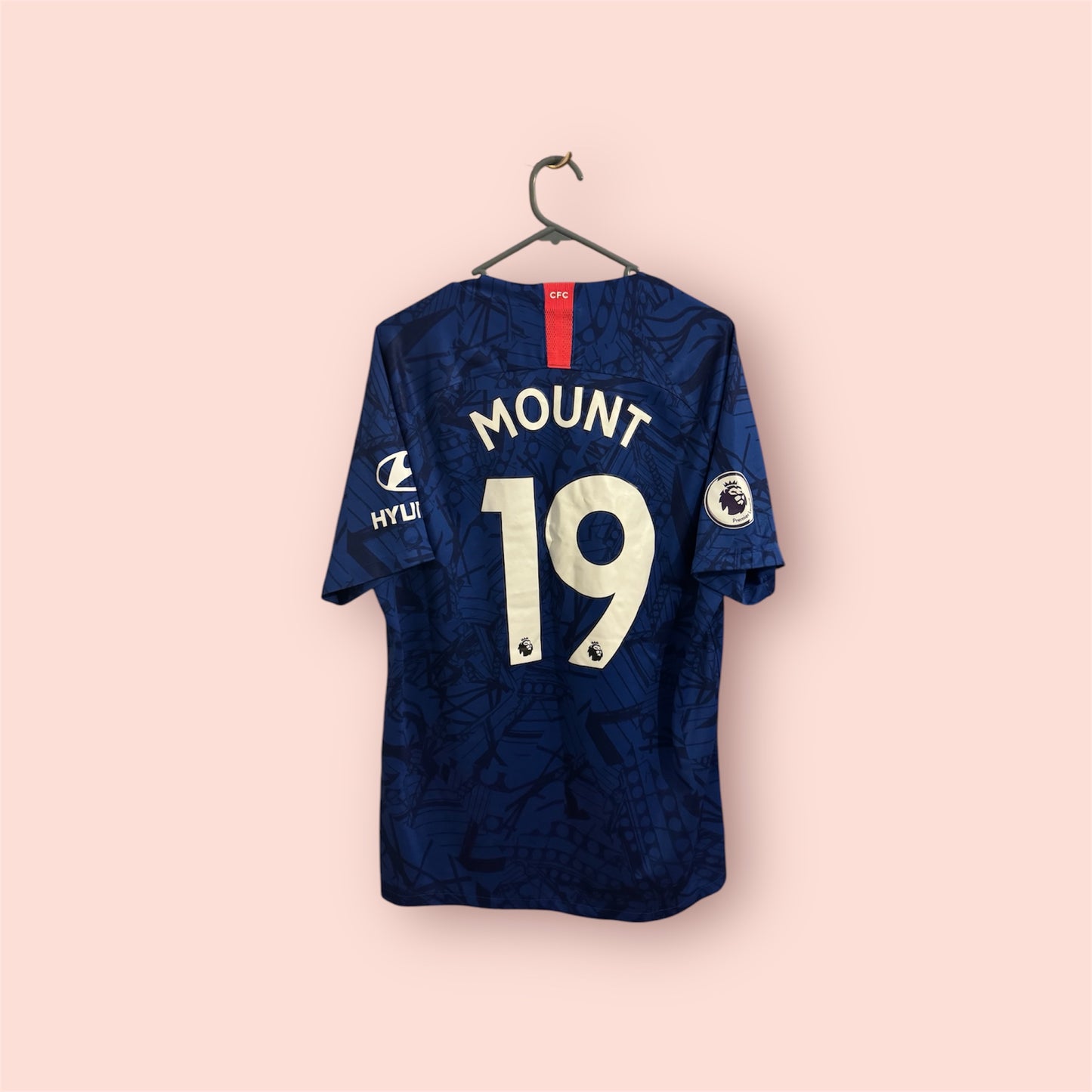 Chelsea Football Shirt - 2019 / 2020 - Home - Large - #19 Mason Mount