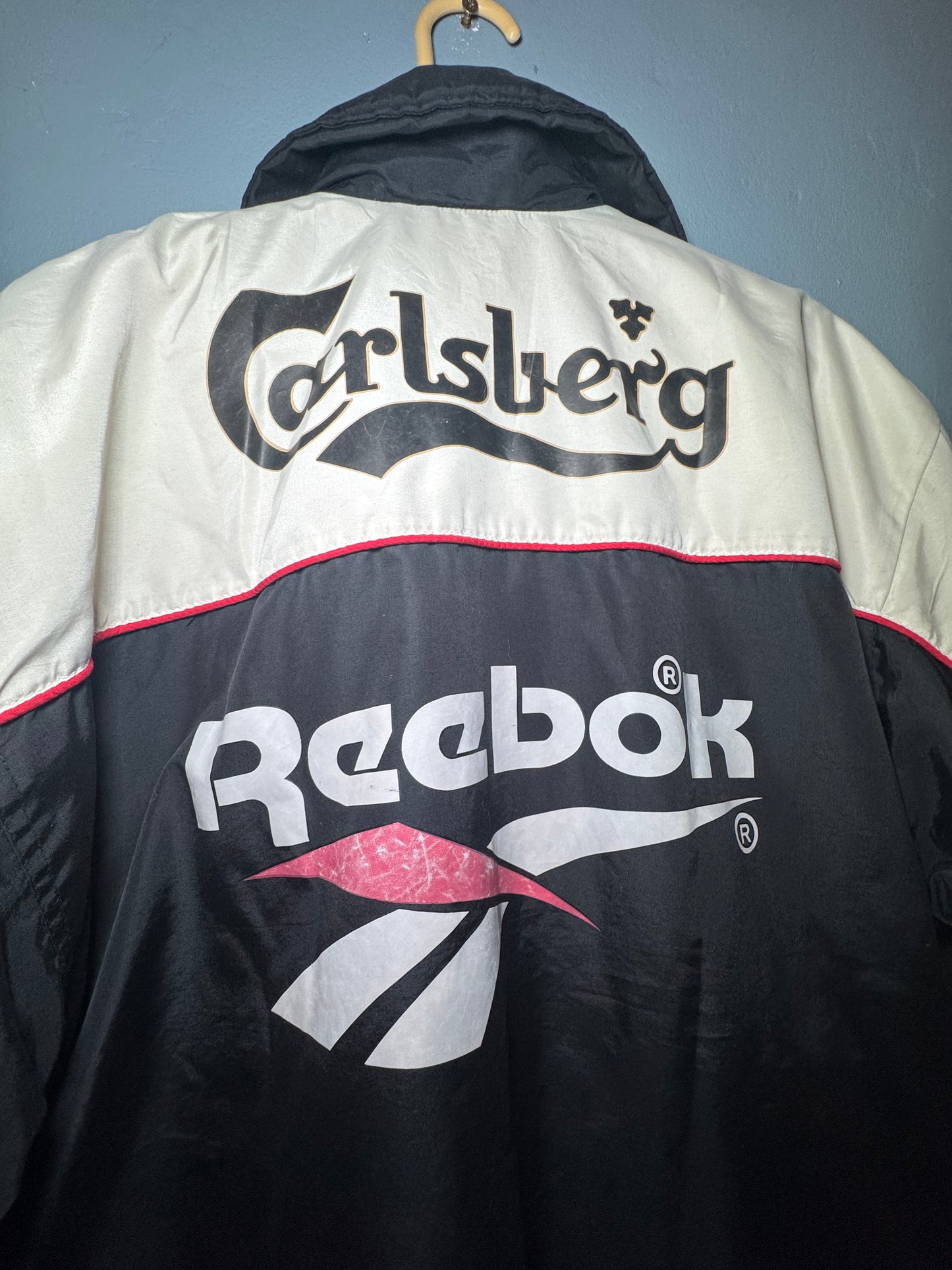 Liverpool Bench Rain Football Coat - 1996 / 1997 /1998 - Rare Vintage - Medium