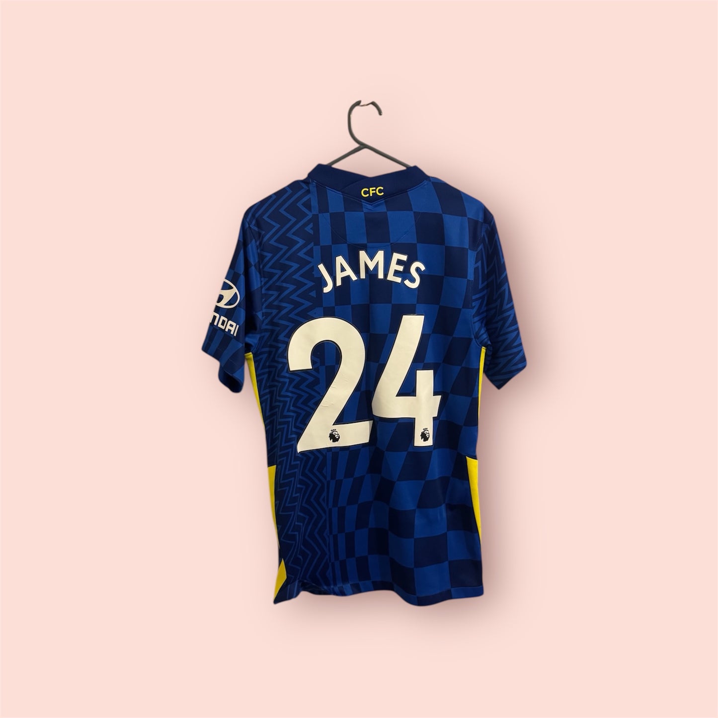 Chelsea Football Shirt - 2021 / 2022 - Home - Small - #24 Reece James